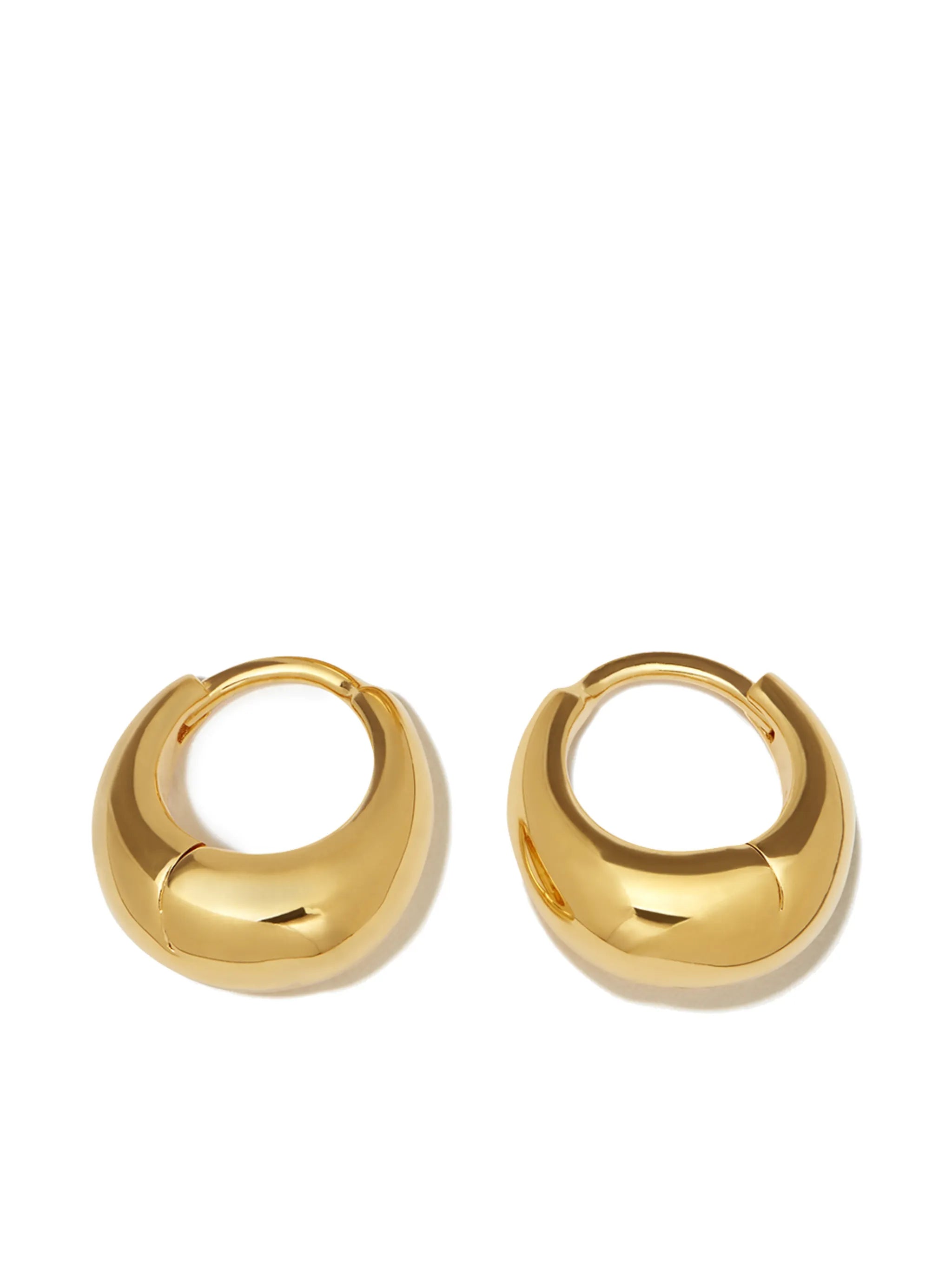 huggie hoop earrings