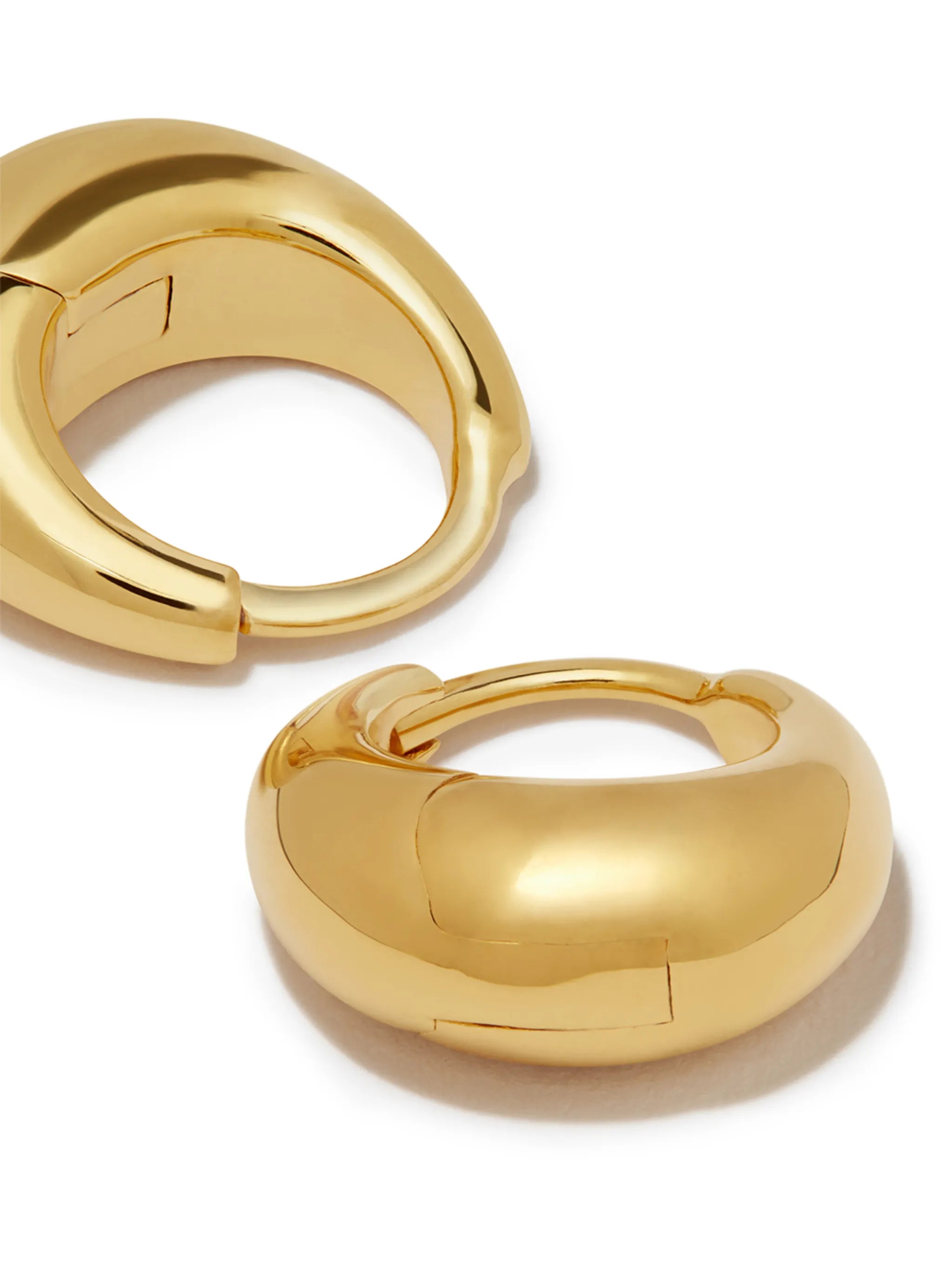 huggie hoop earrings