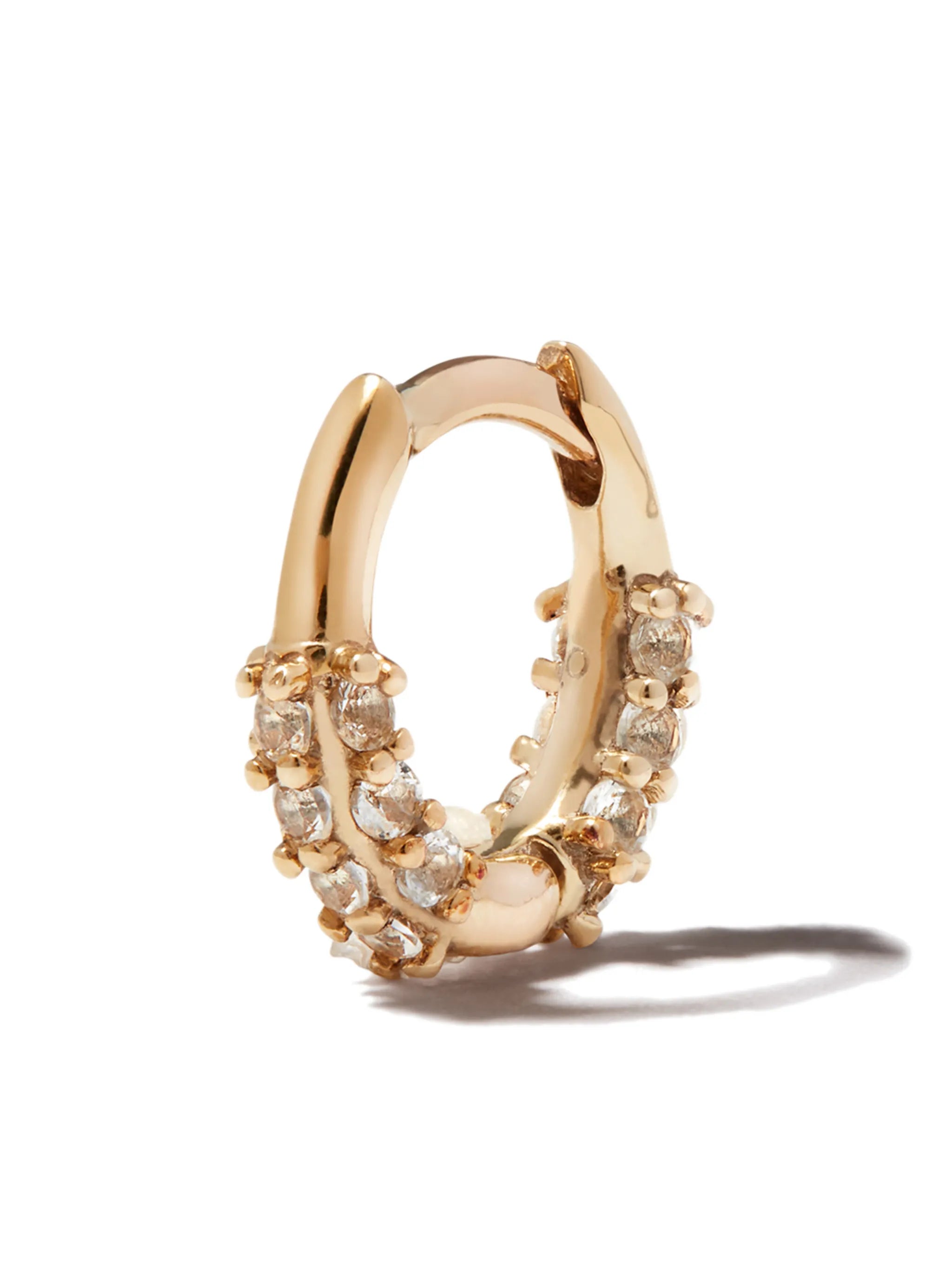 9kt gold topaz-embellished earring