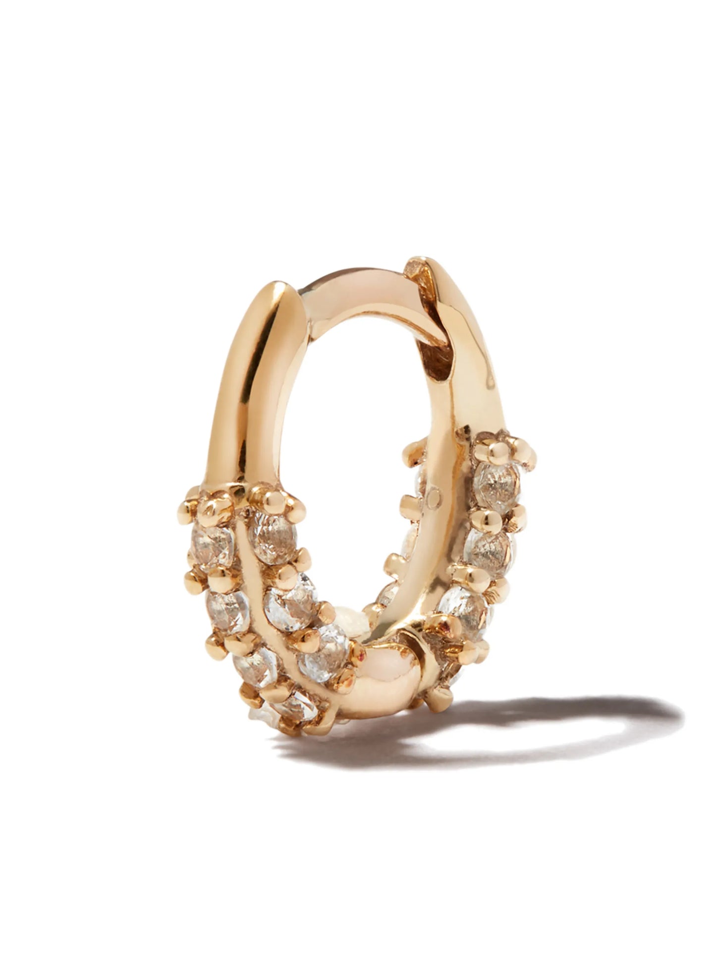 9kt gold topaz-embellished earring