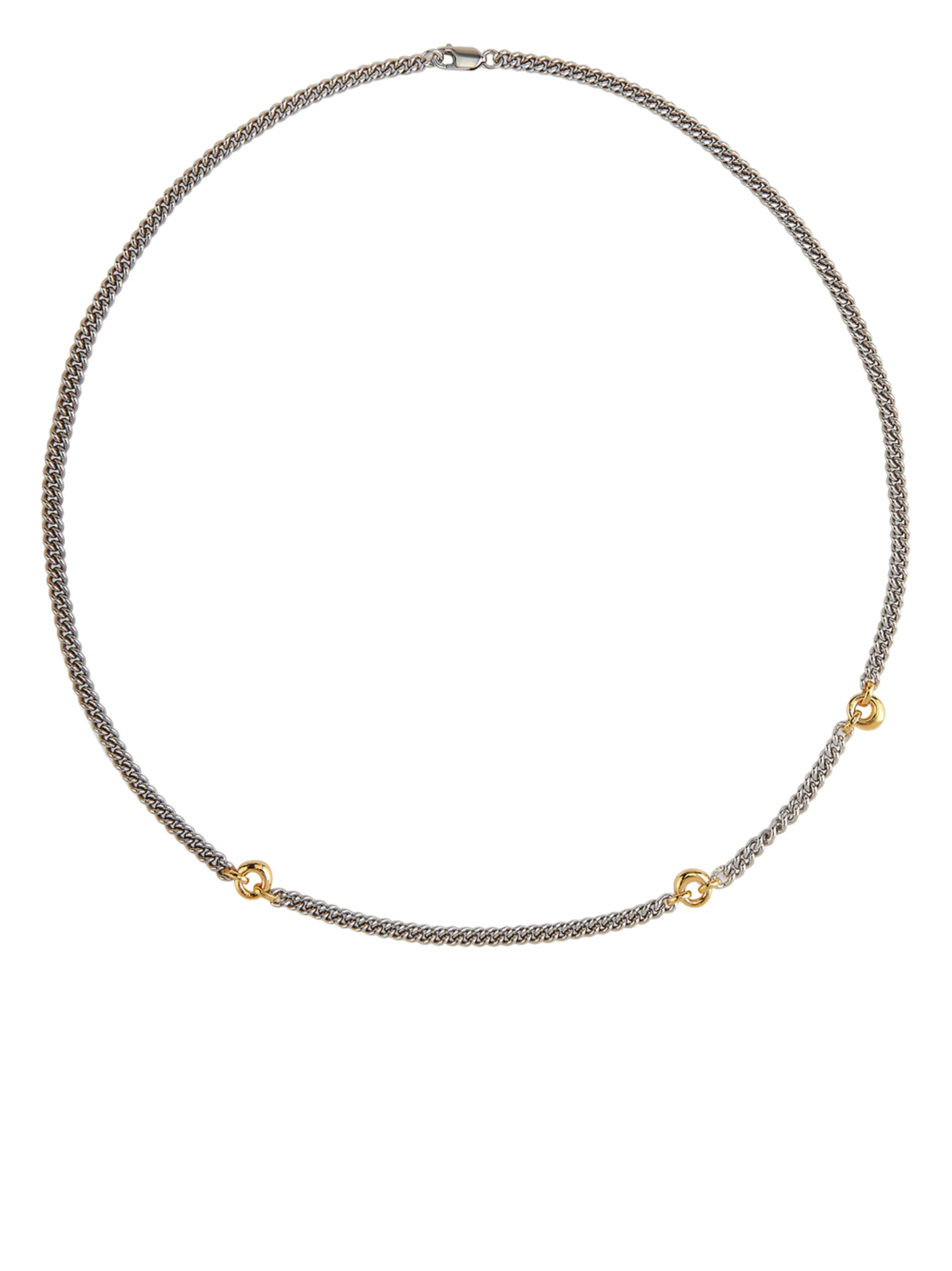 Trio Link Up chain necklace
