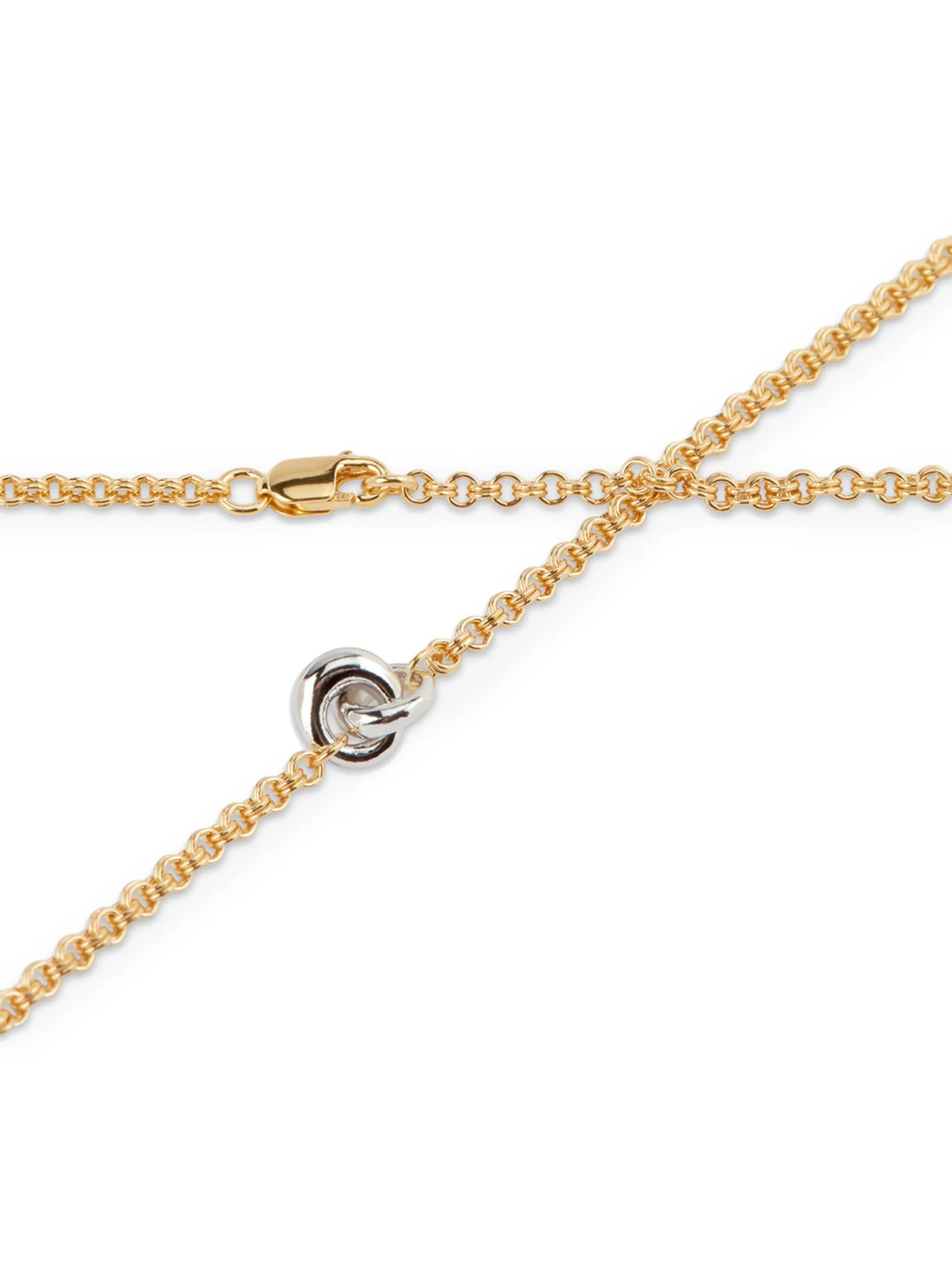 link-detail chain necklace