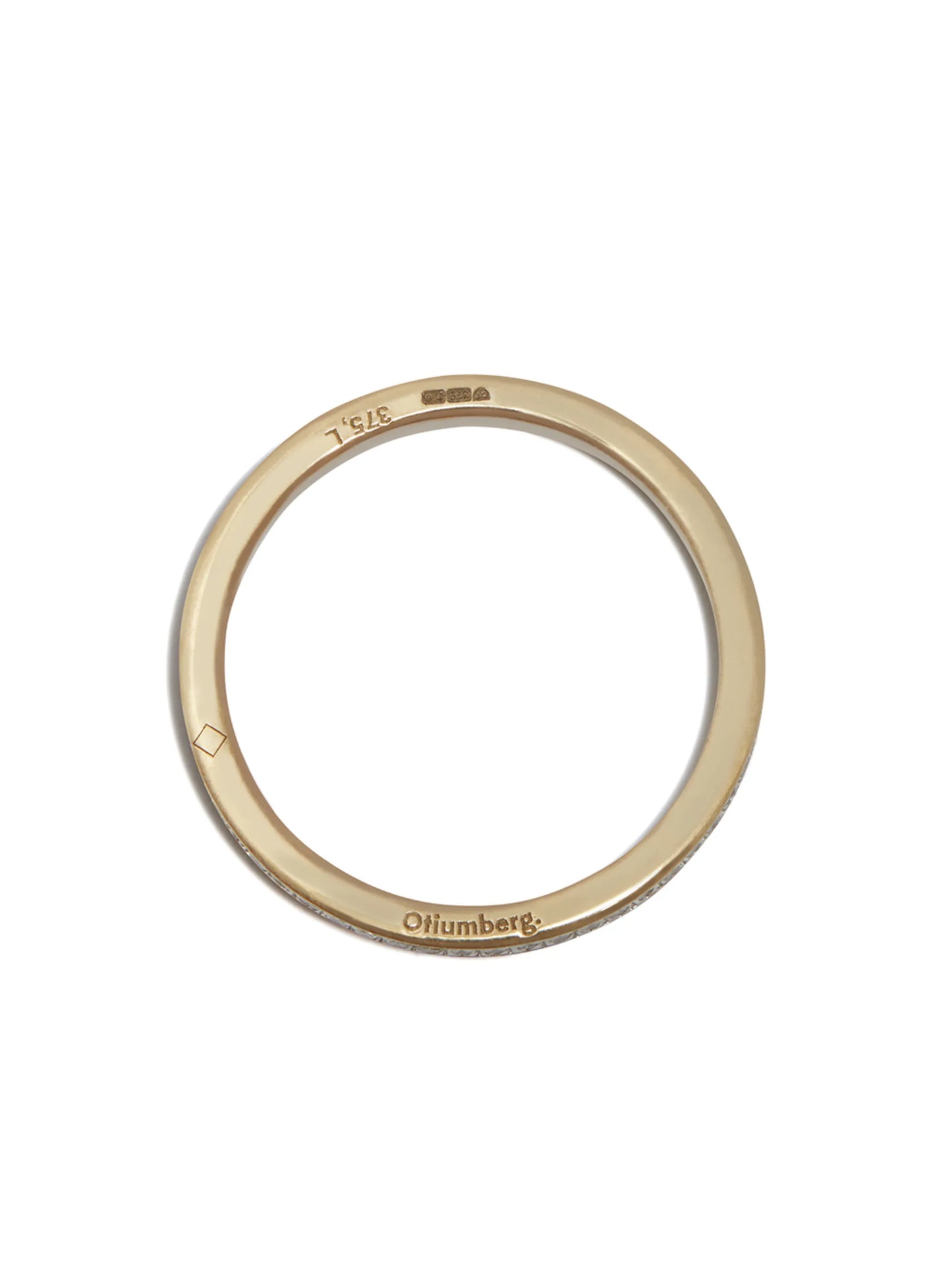 9kt yellow gold diamond eternity ring