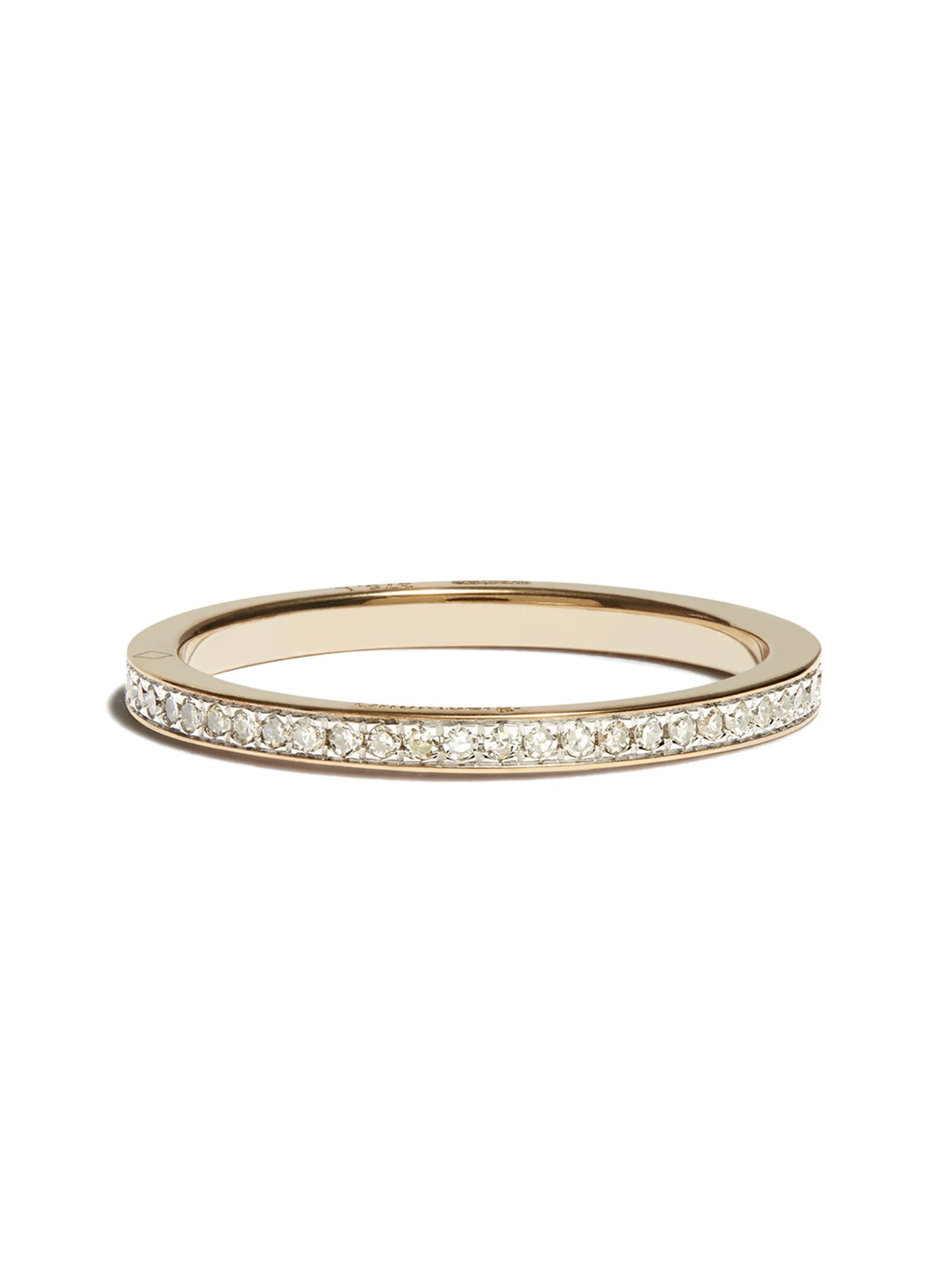 9kt yellow gold diamond eternity ring