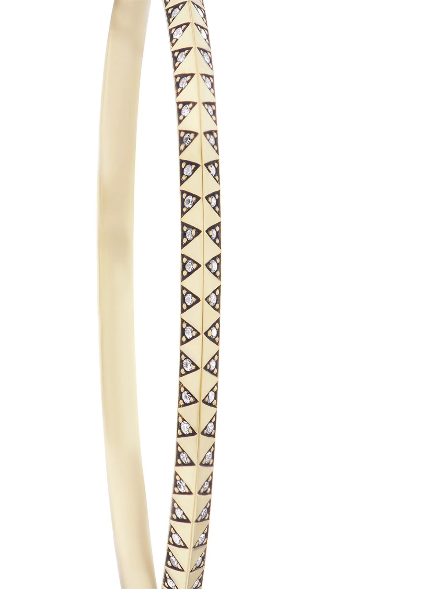 18kt yellow gold hoop earrings