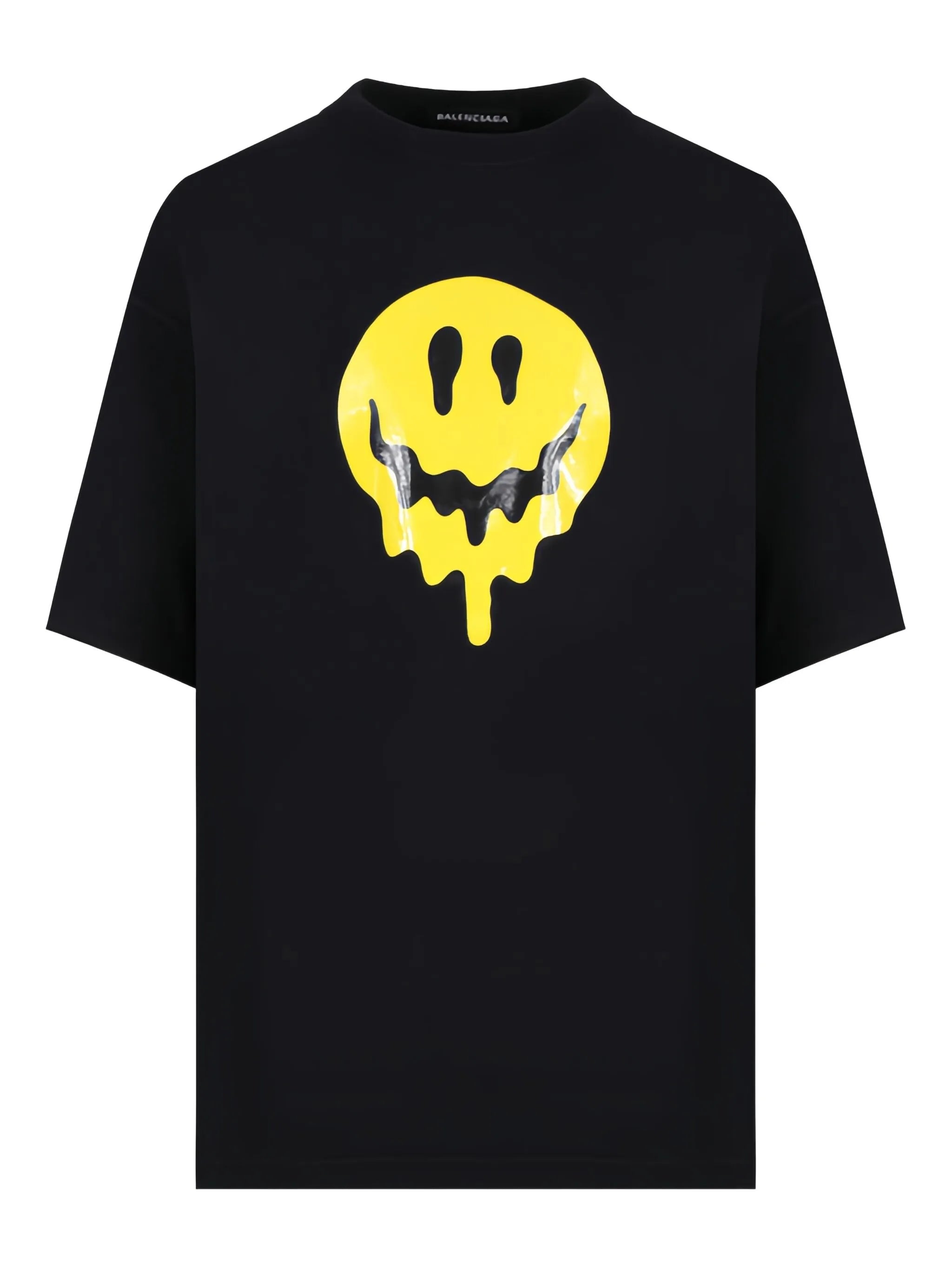 smiley-face print T-shirt