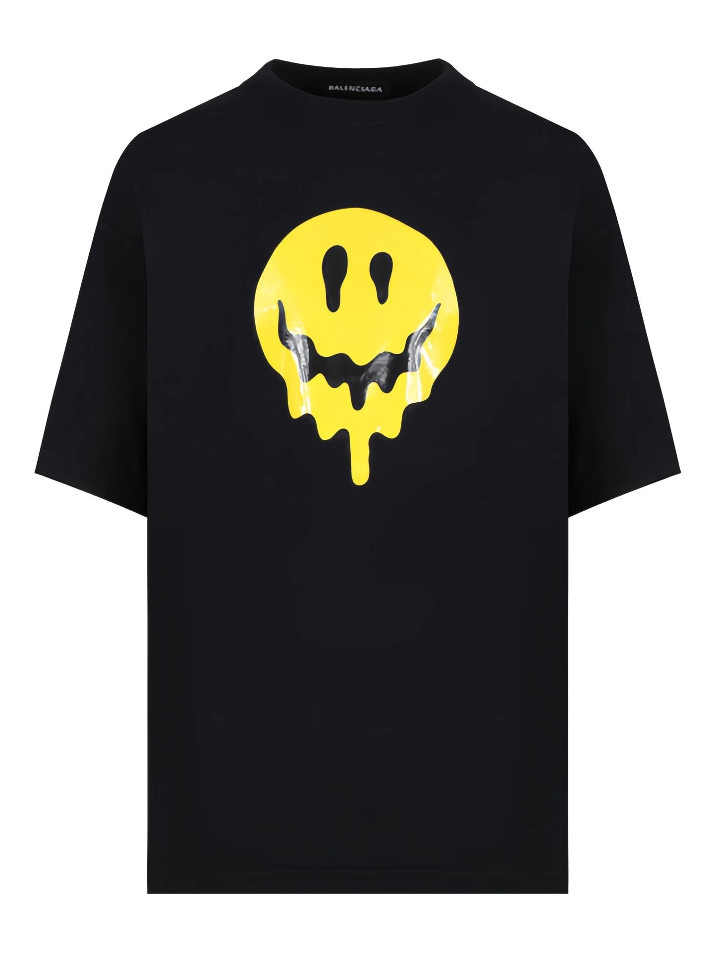 smiley-face print T-shirt