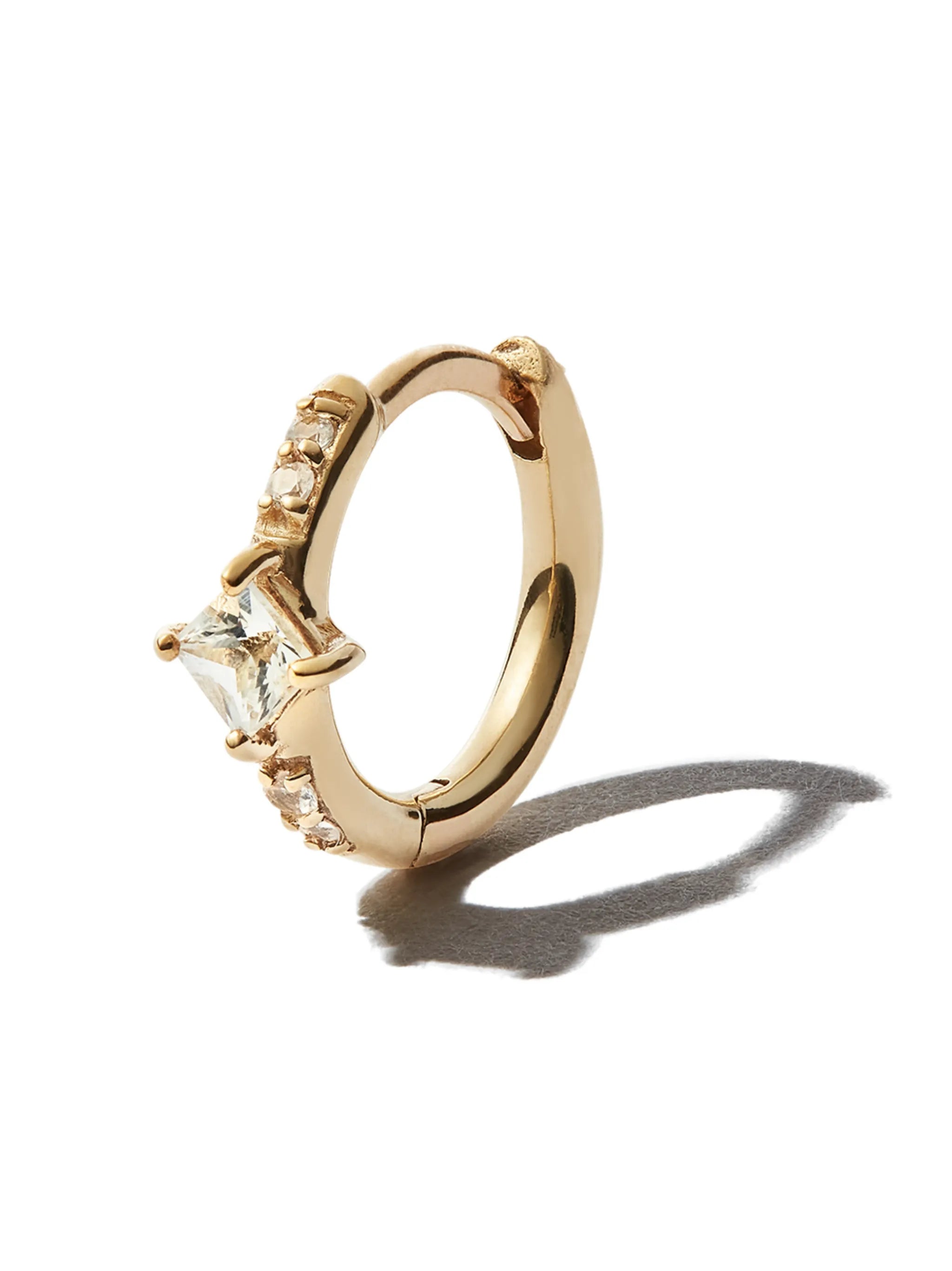 9kt yellow gold single earring