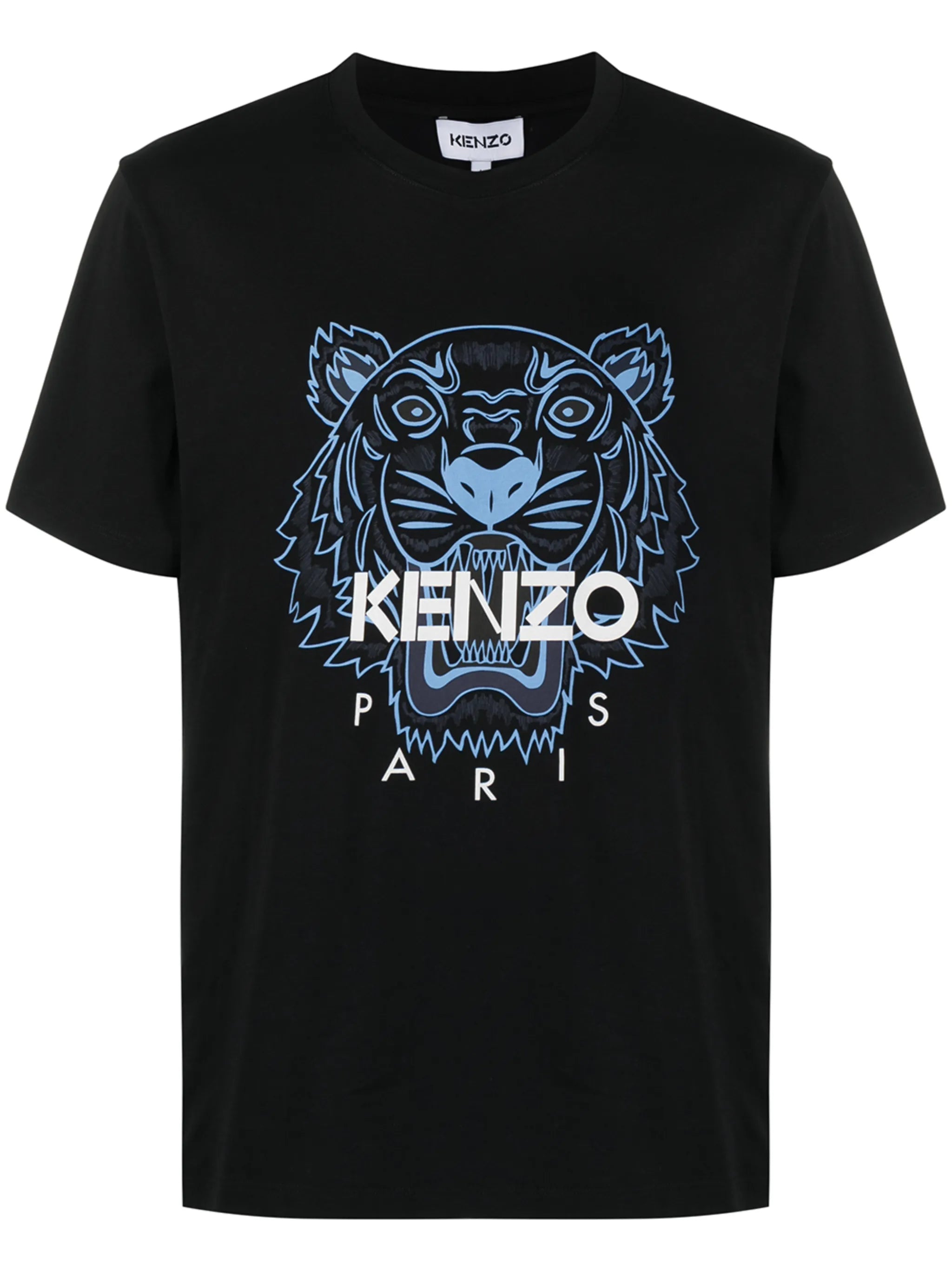 Tiger motif logo-print T-shirt