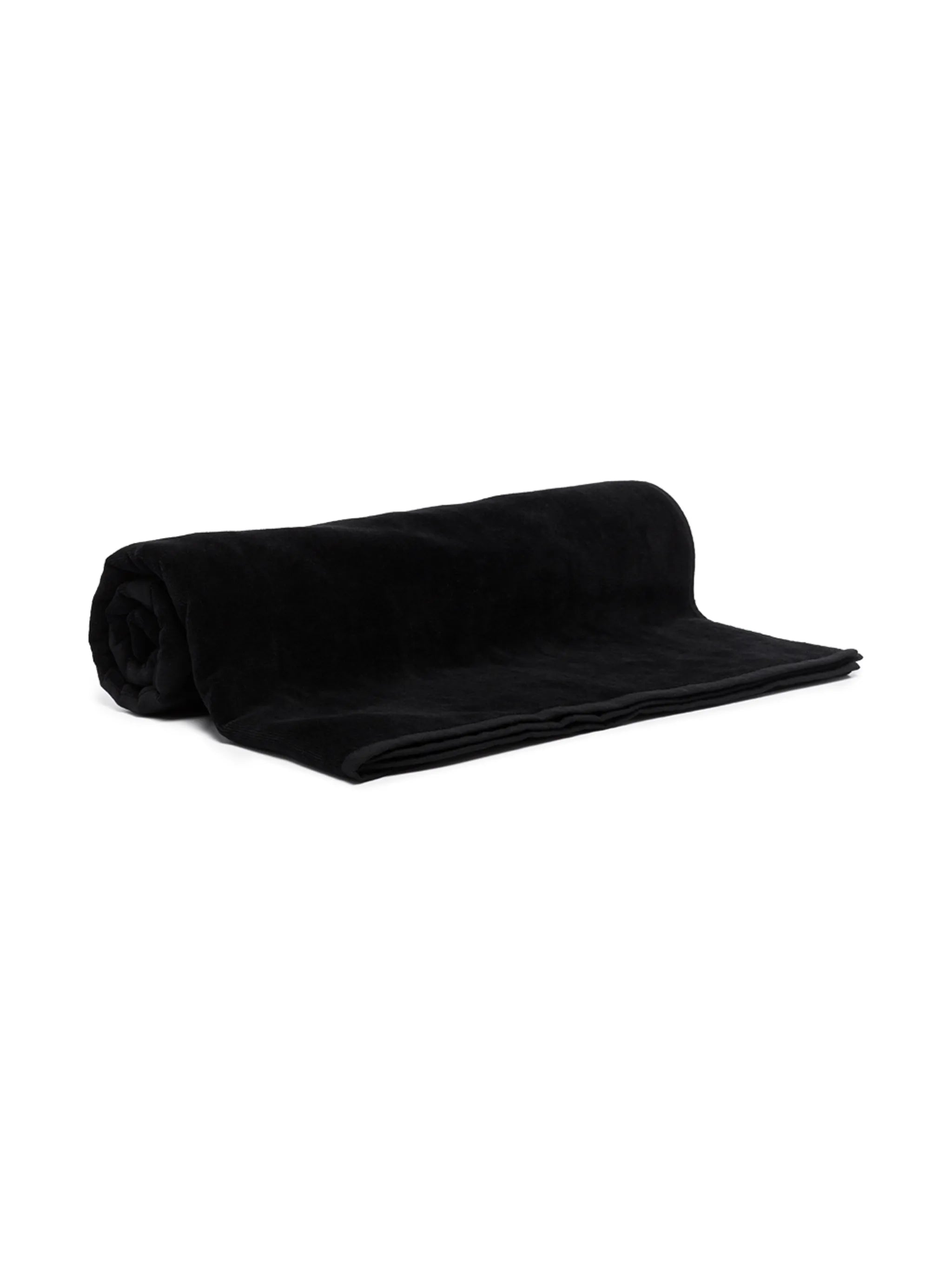 logo-print cotton towel