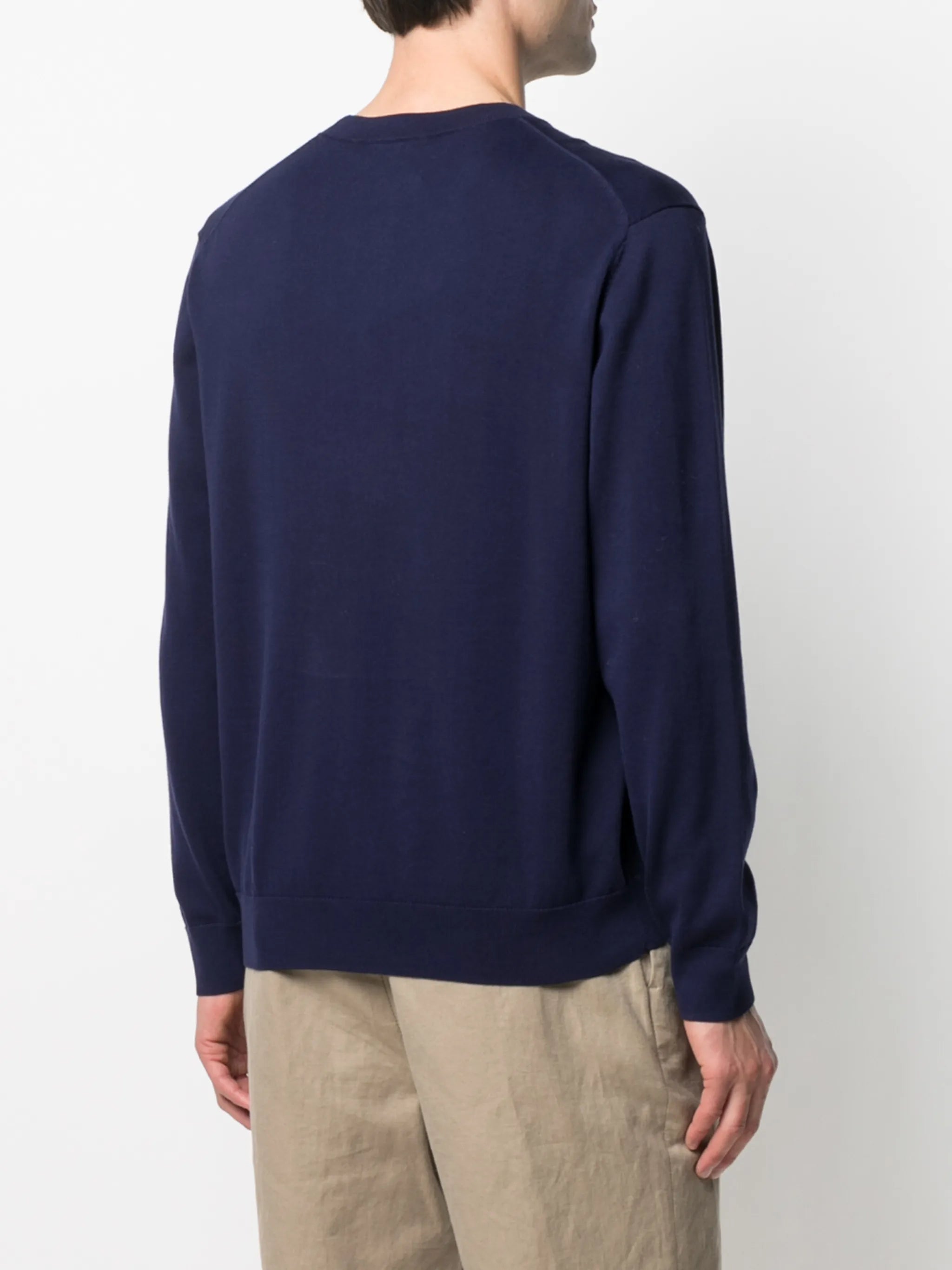 embroidered logo sweatshirt