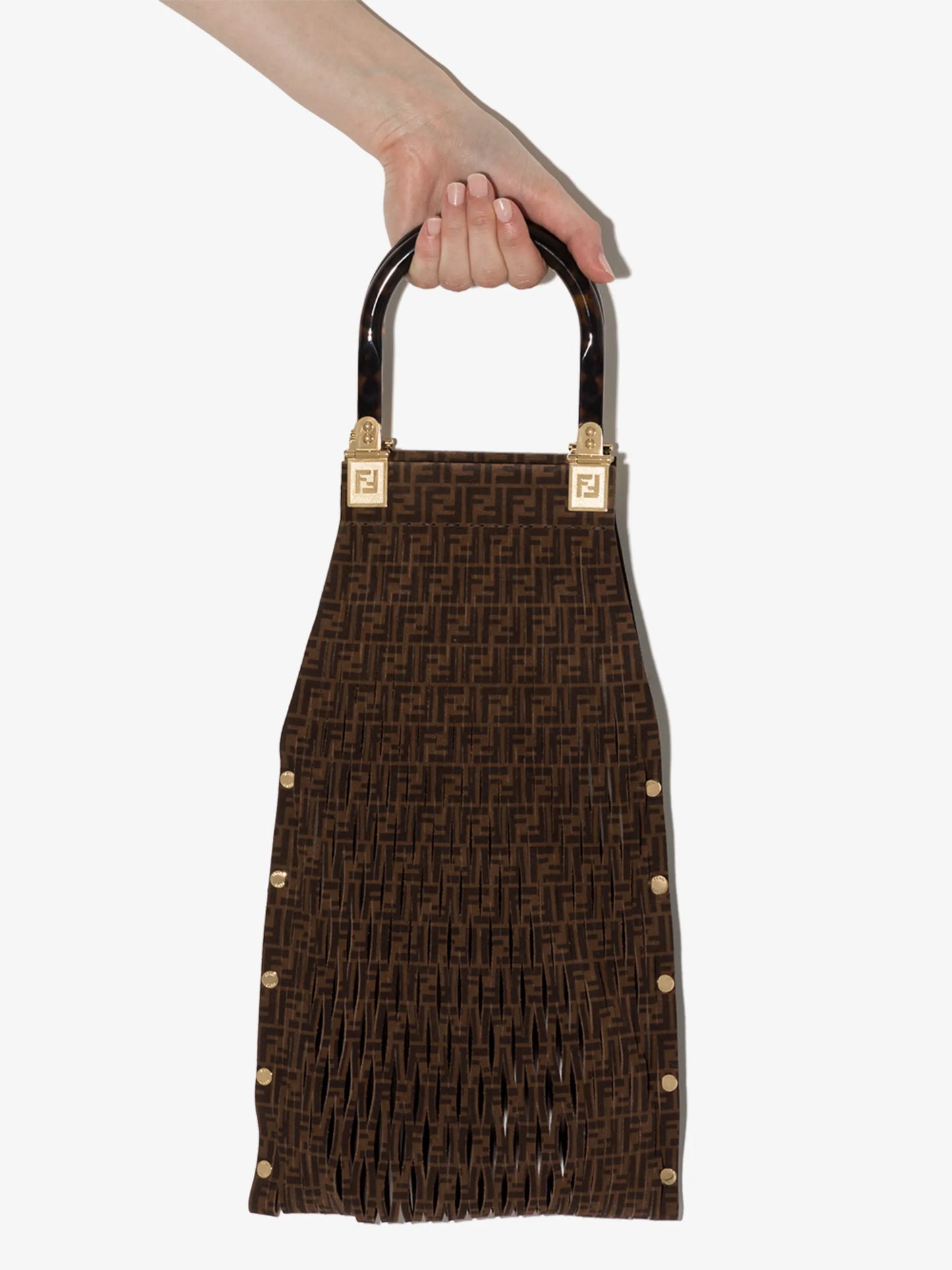 FF Sunny woven tote bag
