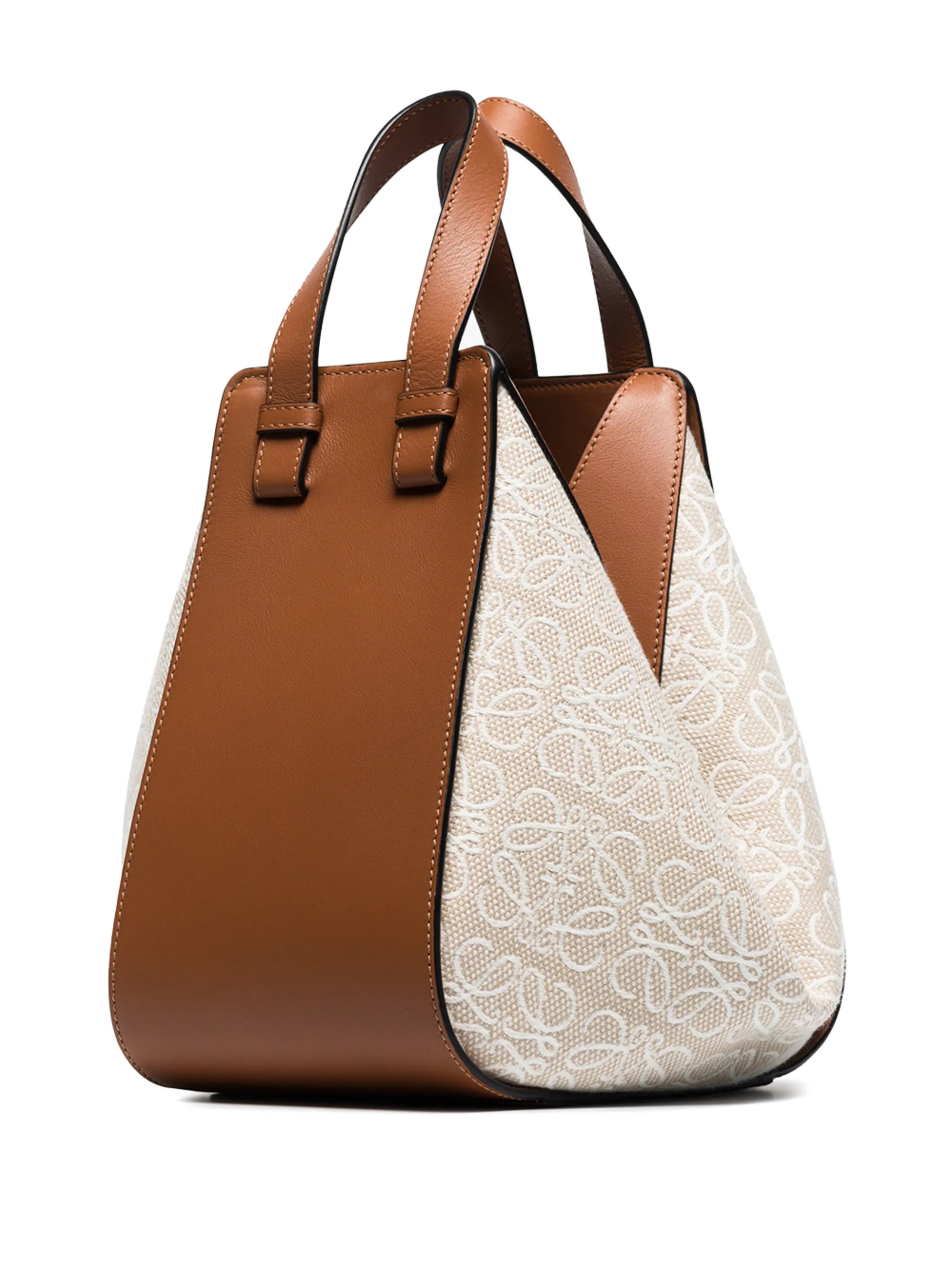 Hammock panelled tote bag