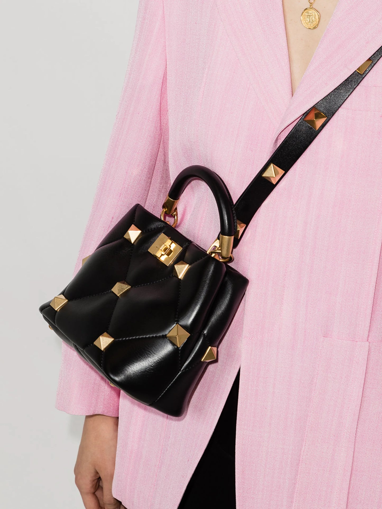 small Roman Stud The Handle shoulder bag