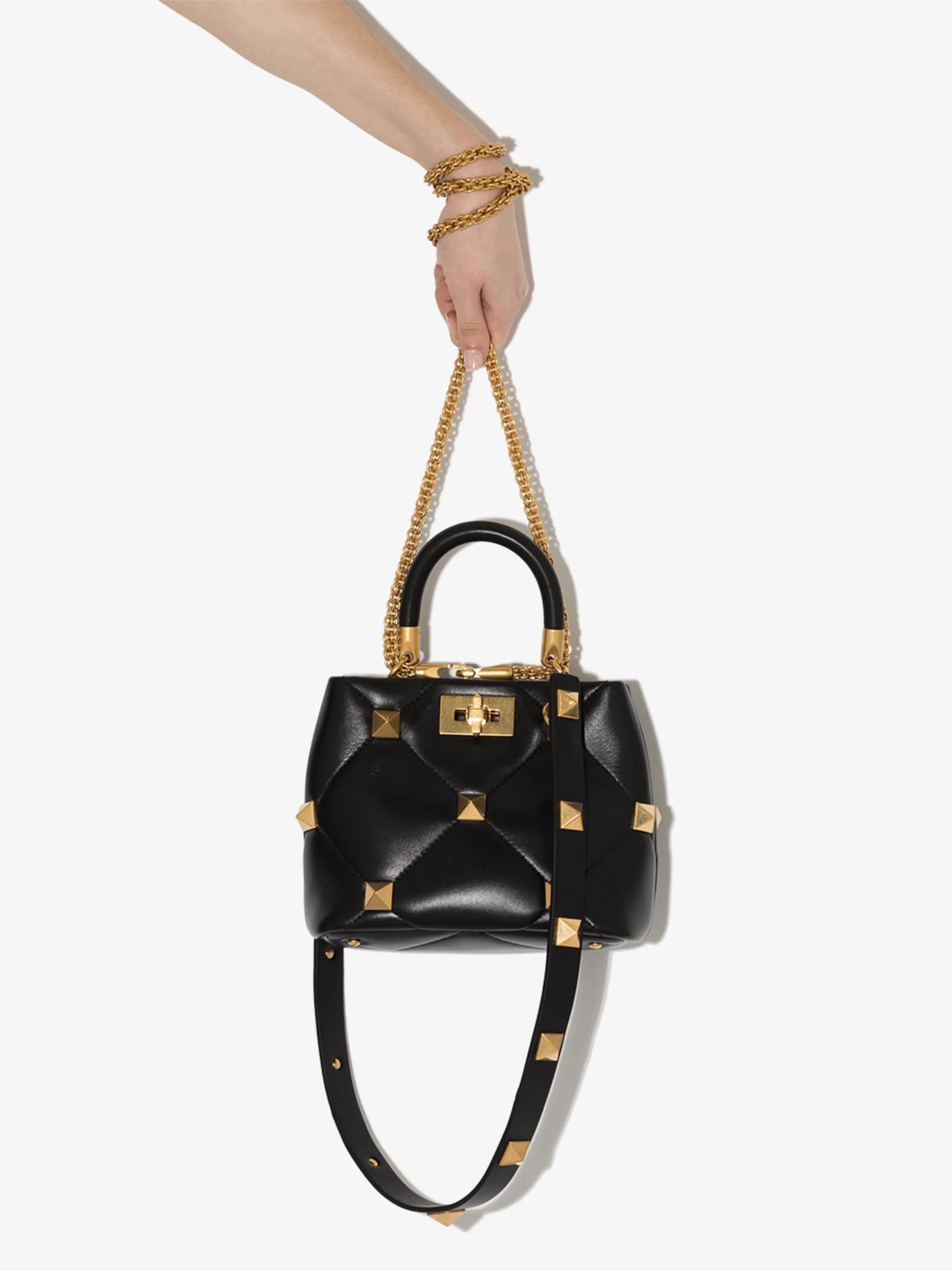 small Roman Stud The Handle shoulder bag