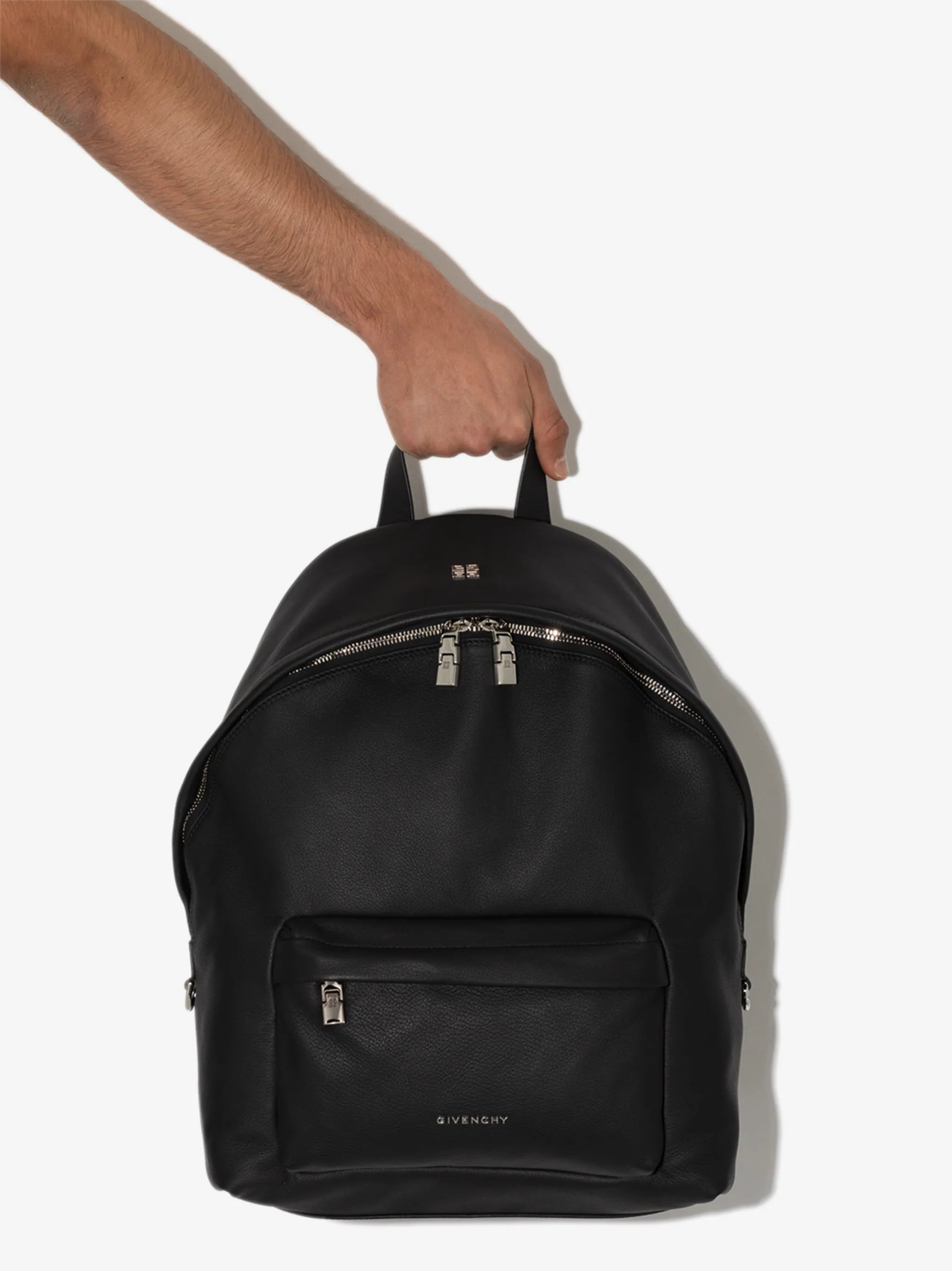 Double U zipped backpack