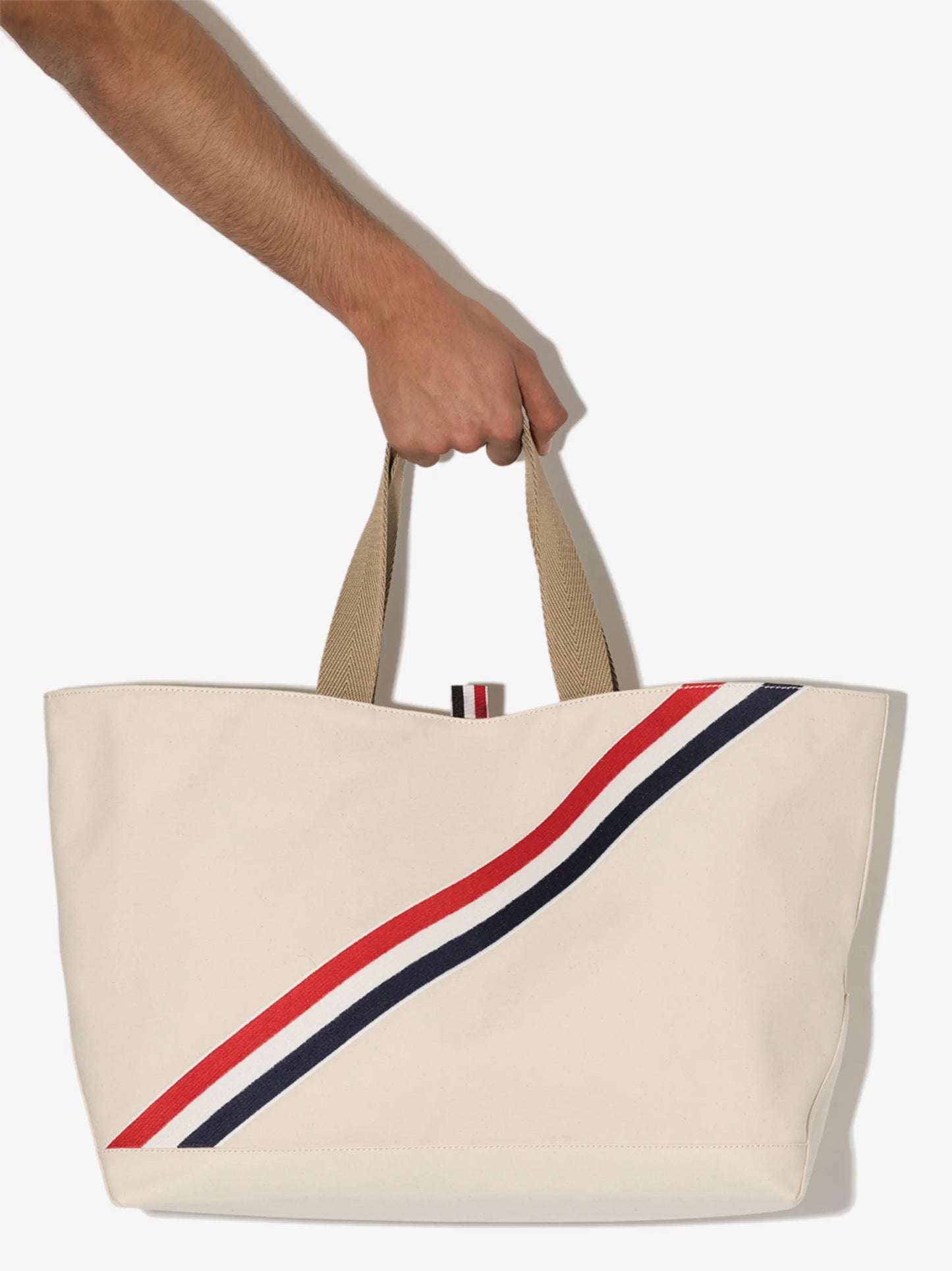 RWB stripe tote bag