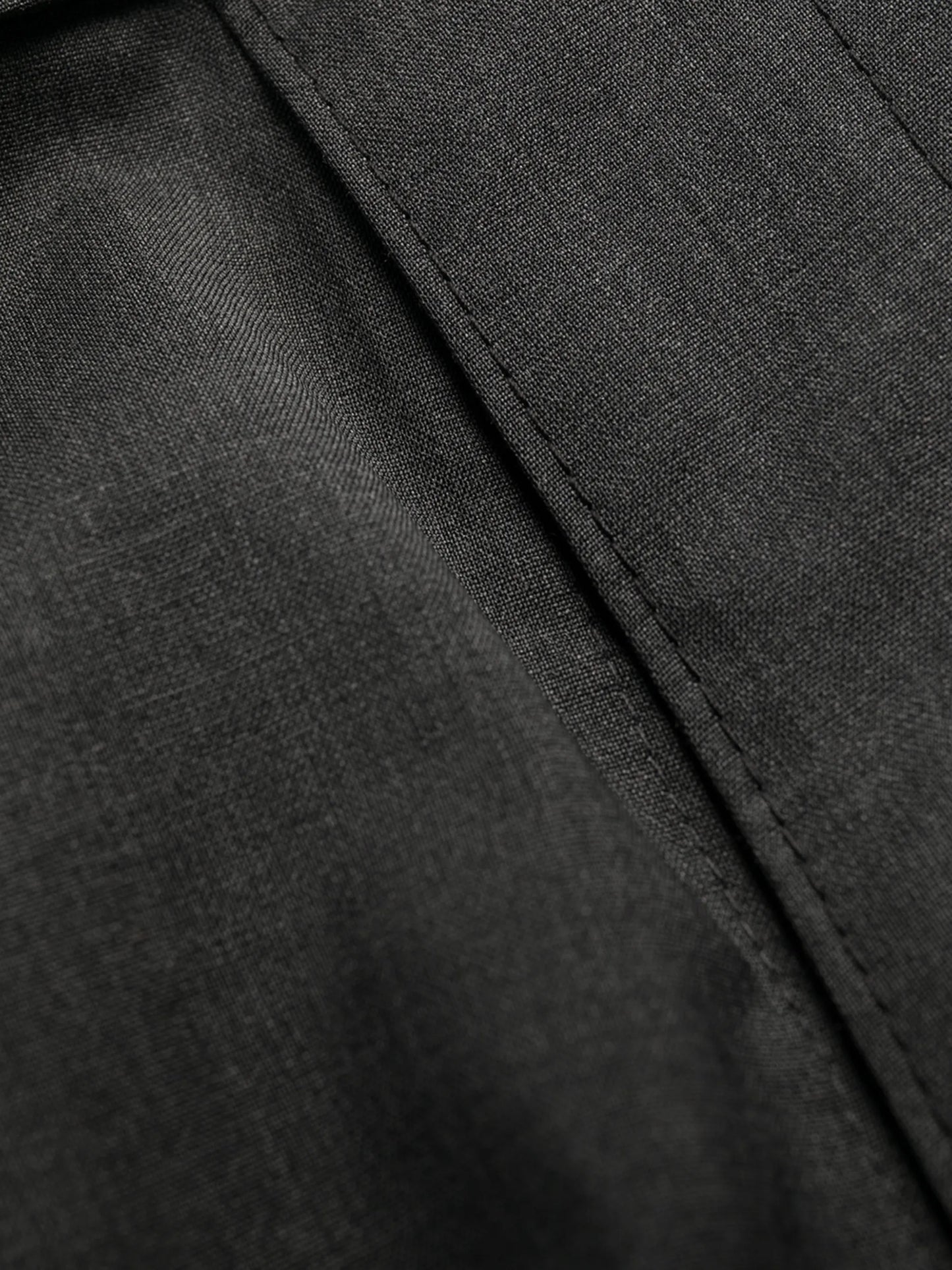 straight-leg wool trousers