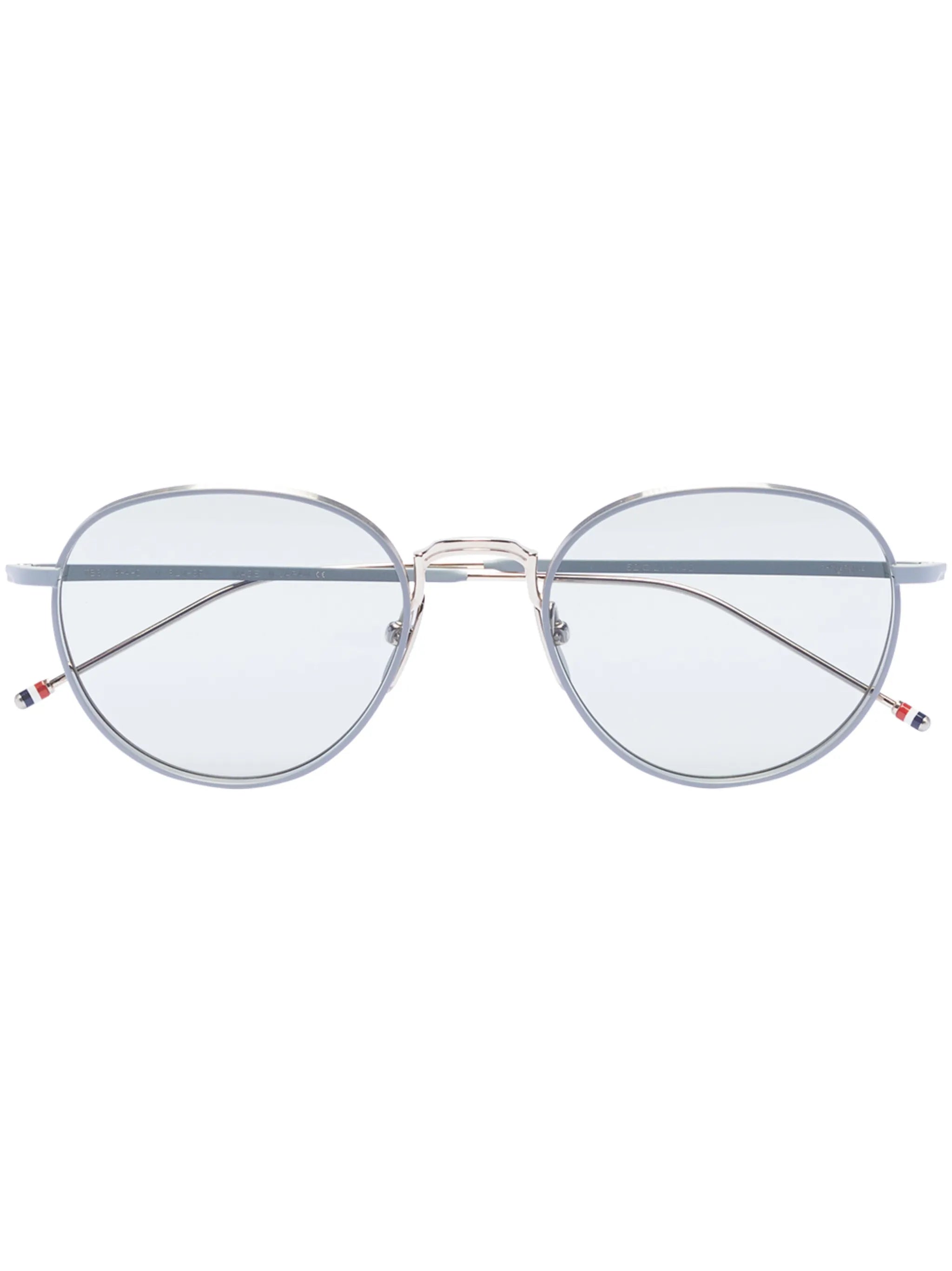 round titanium sunglasses