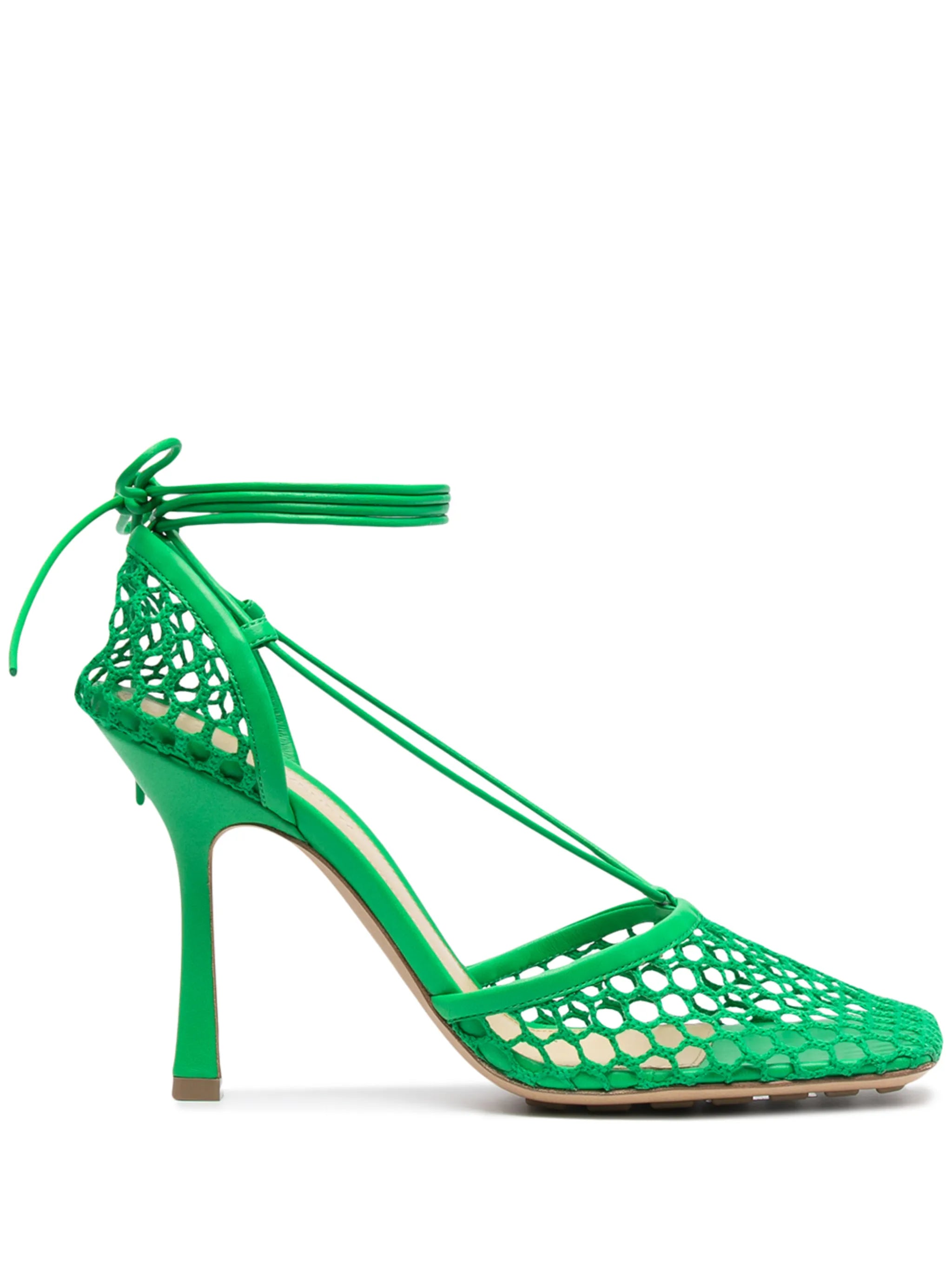 wrap-tie mesh pumps