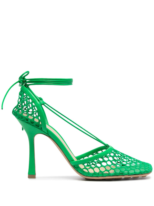 wrap-tie mesh pumps
