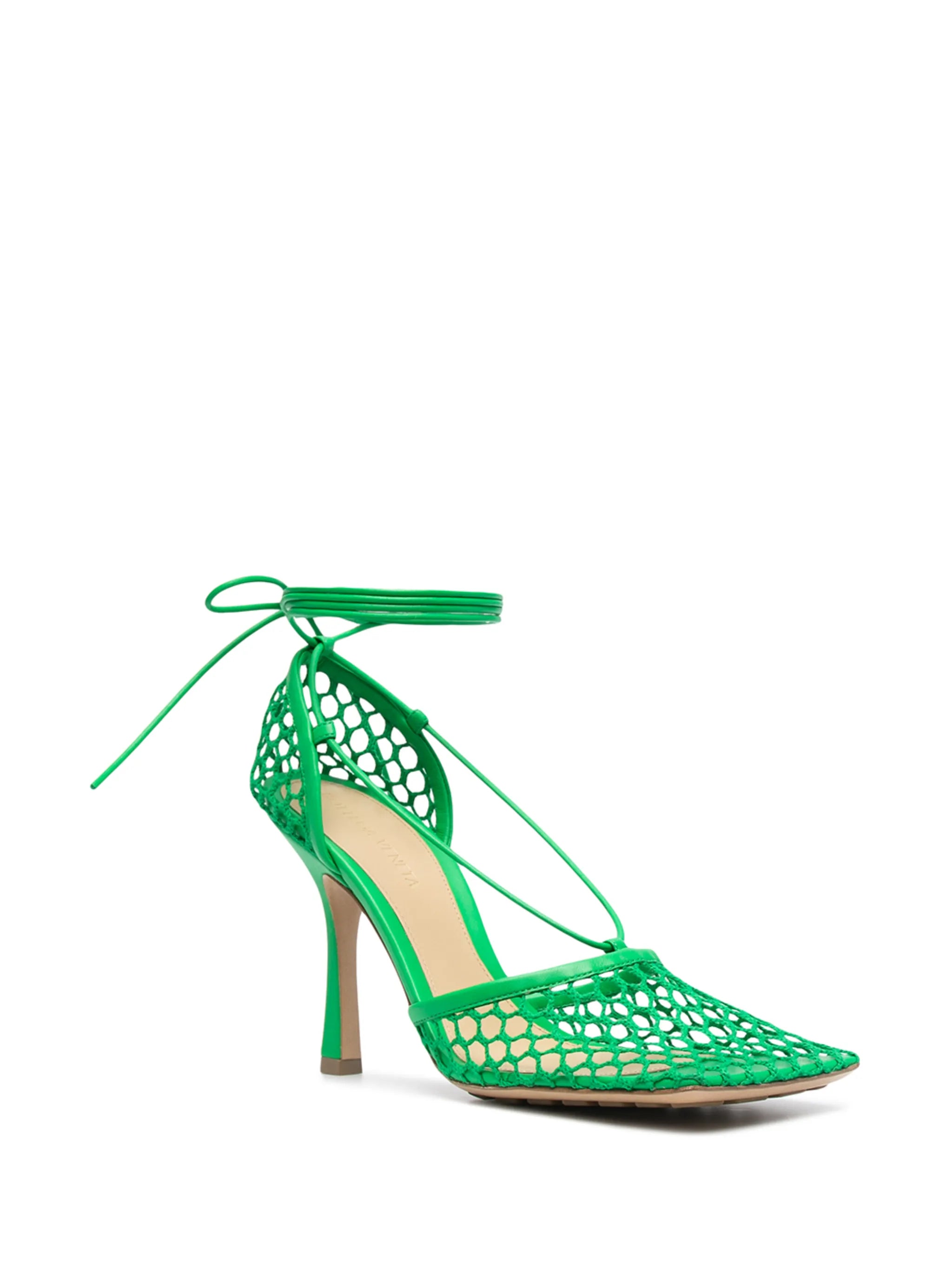 wrap-tie mesh pumps