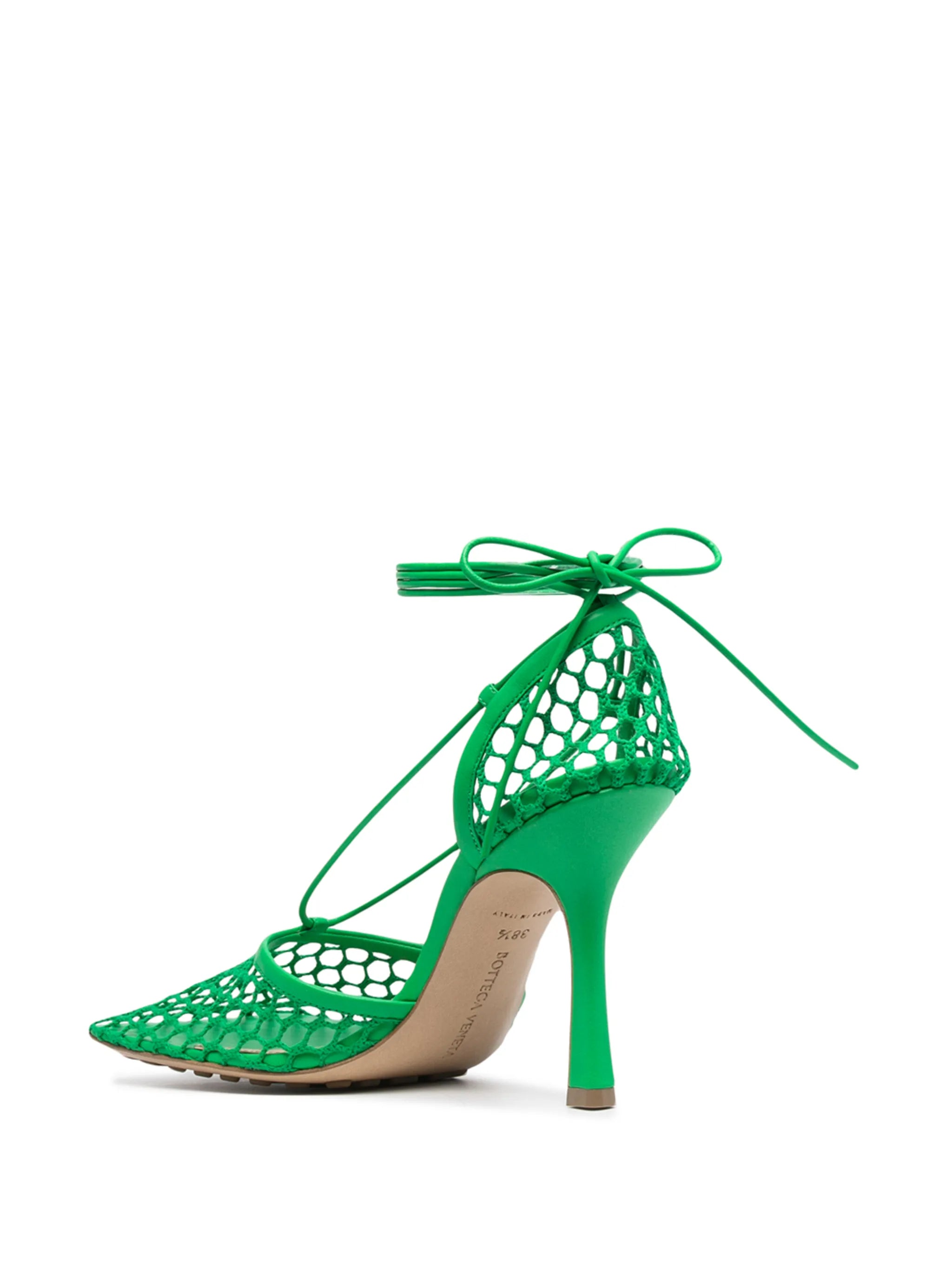 wrap-tie mesh pumps