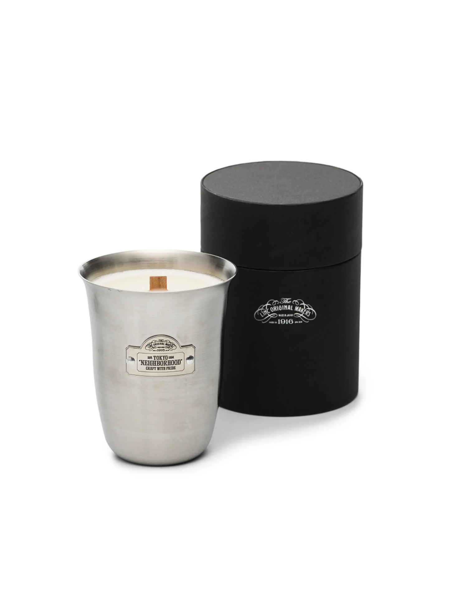 x Linc Original Makers N310 stainless steel scented candle