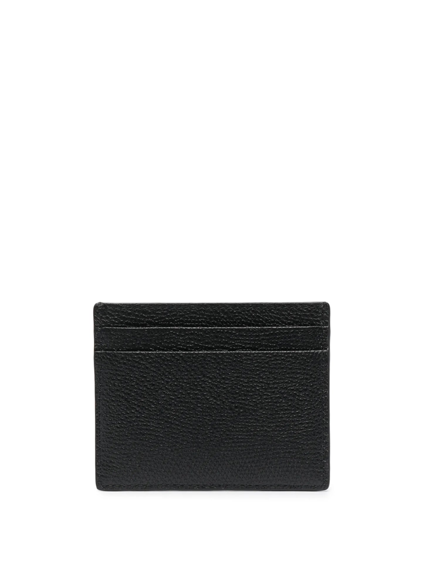 VLogo Signature pebbled card holder