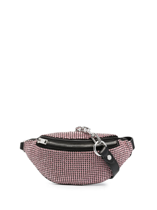 Attica crystal-embellished belt bag