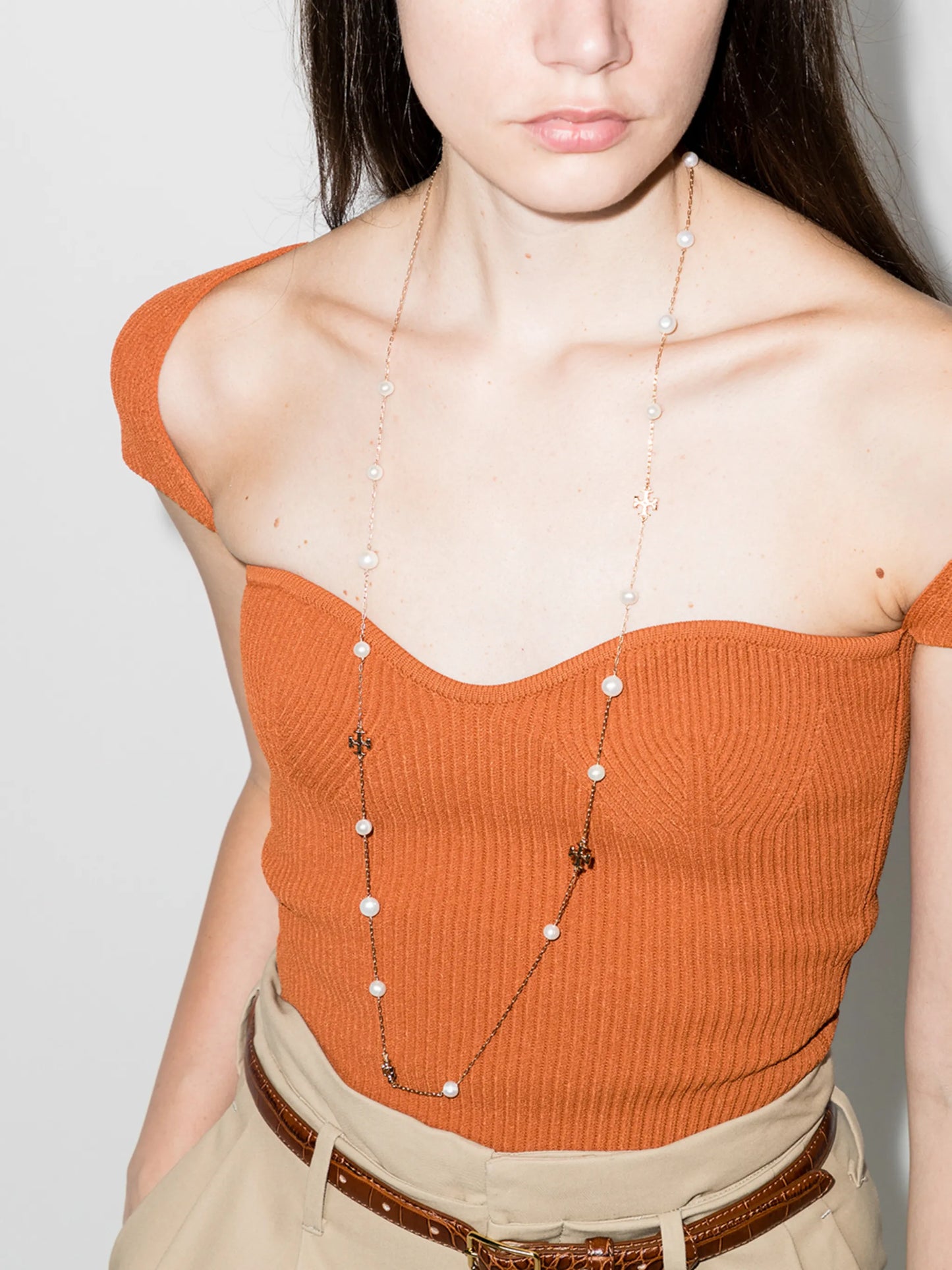 Kira pearl-chain necklace
