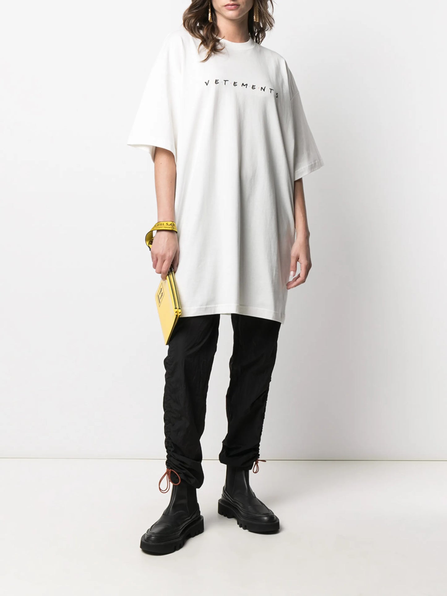 Friendly logo-embroidered cotton T-shirt