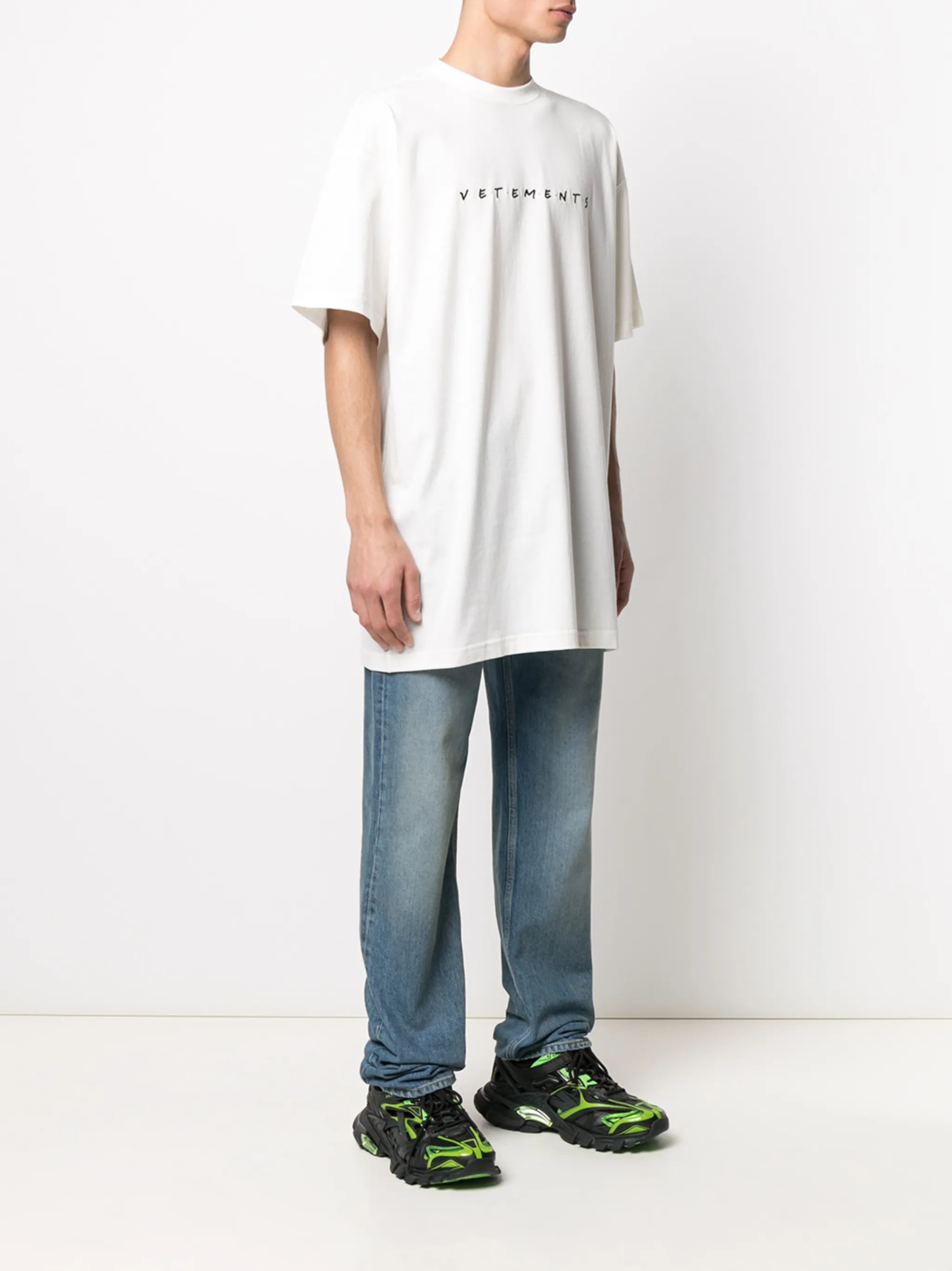 Friendly logo-embroidered cotton T-shirt