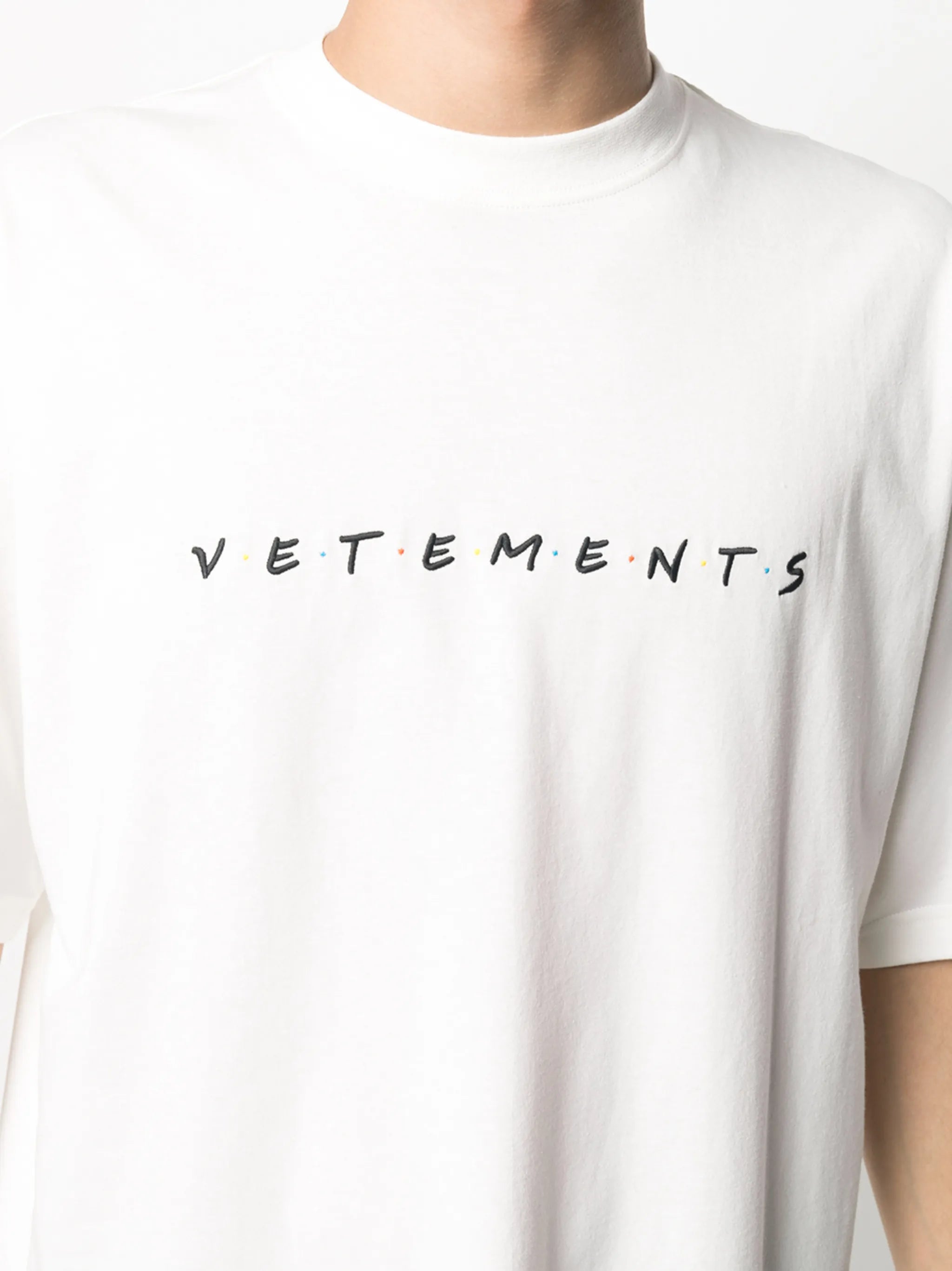 Friendly logo-embroidered cotton T-shirt