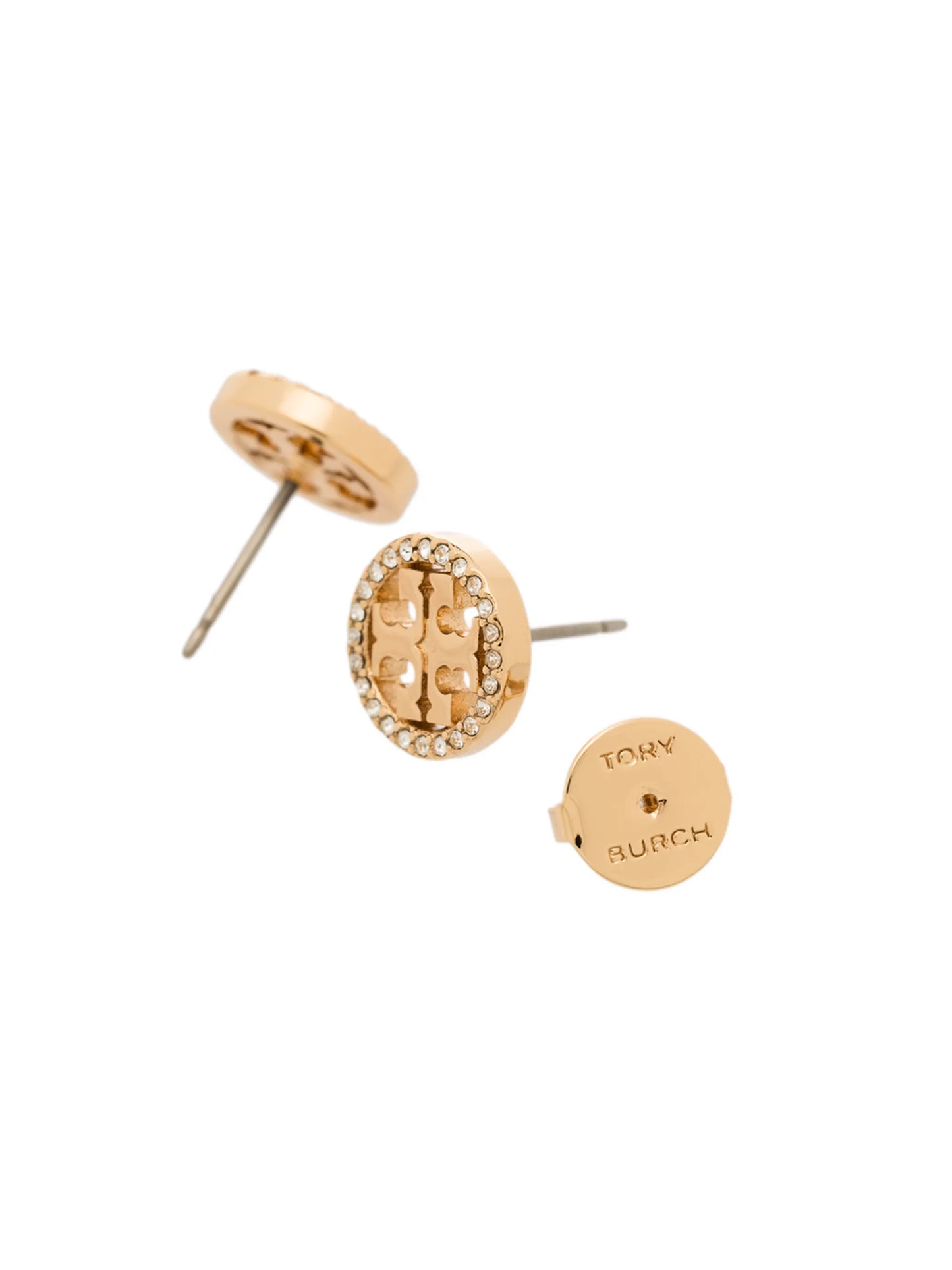 Icon pavé stud earrings