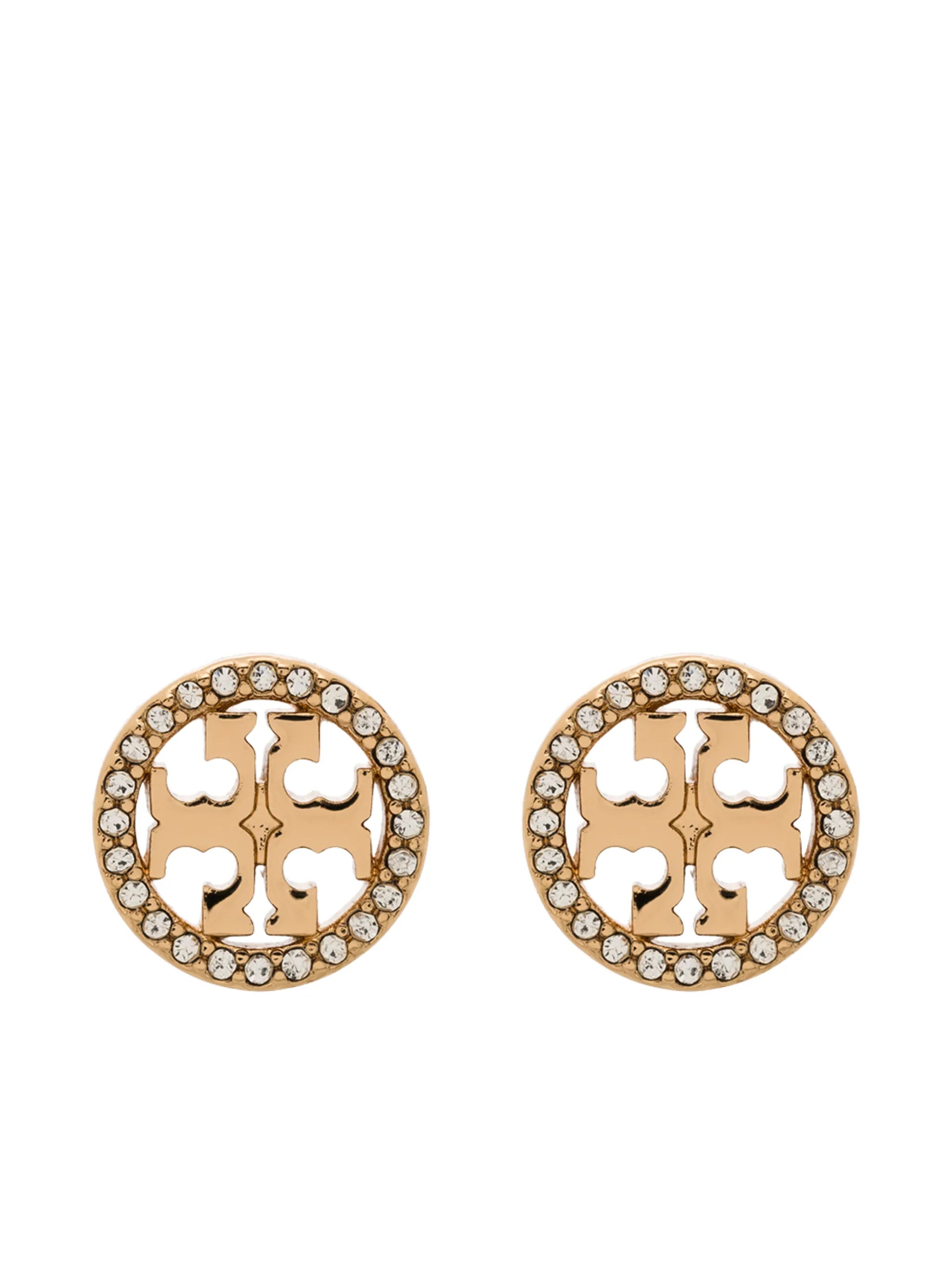Miller pavé stud earrings