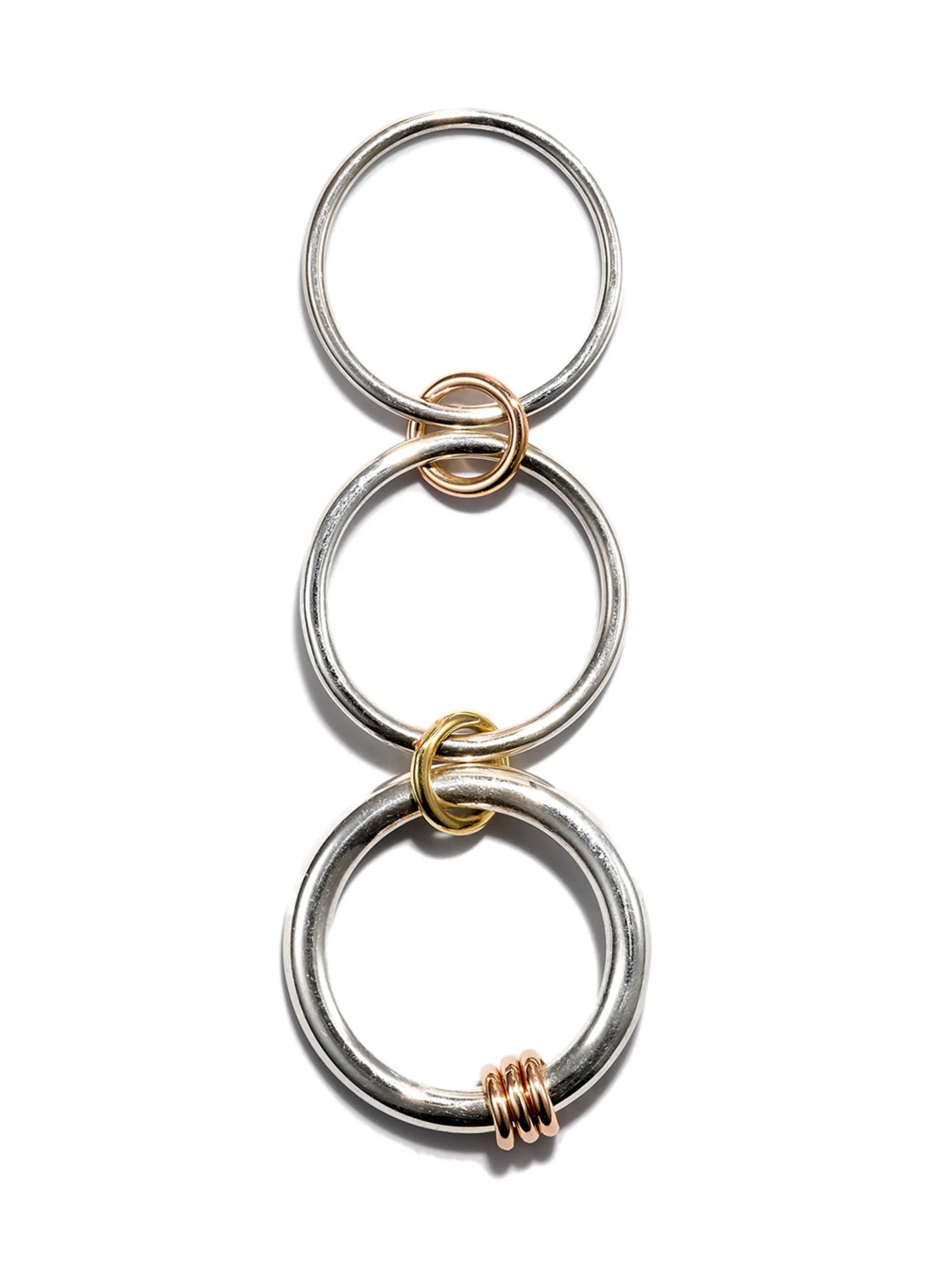 18kt rose gold Orion linked ring