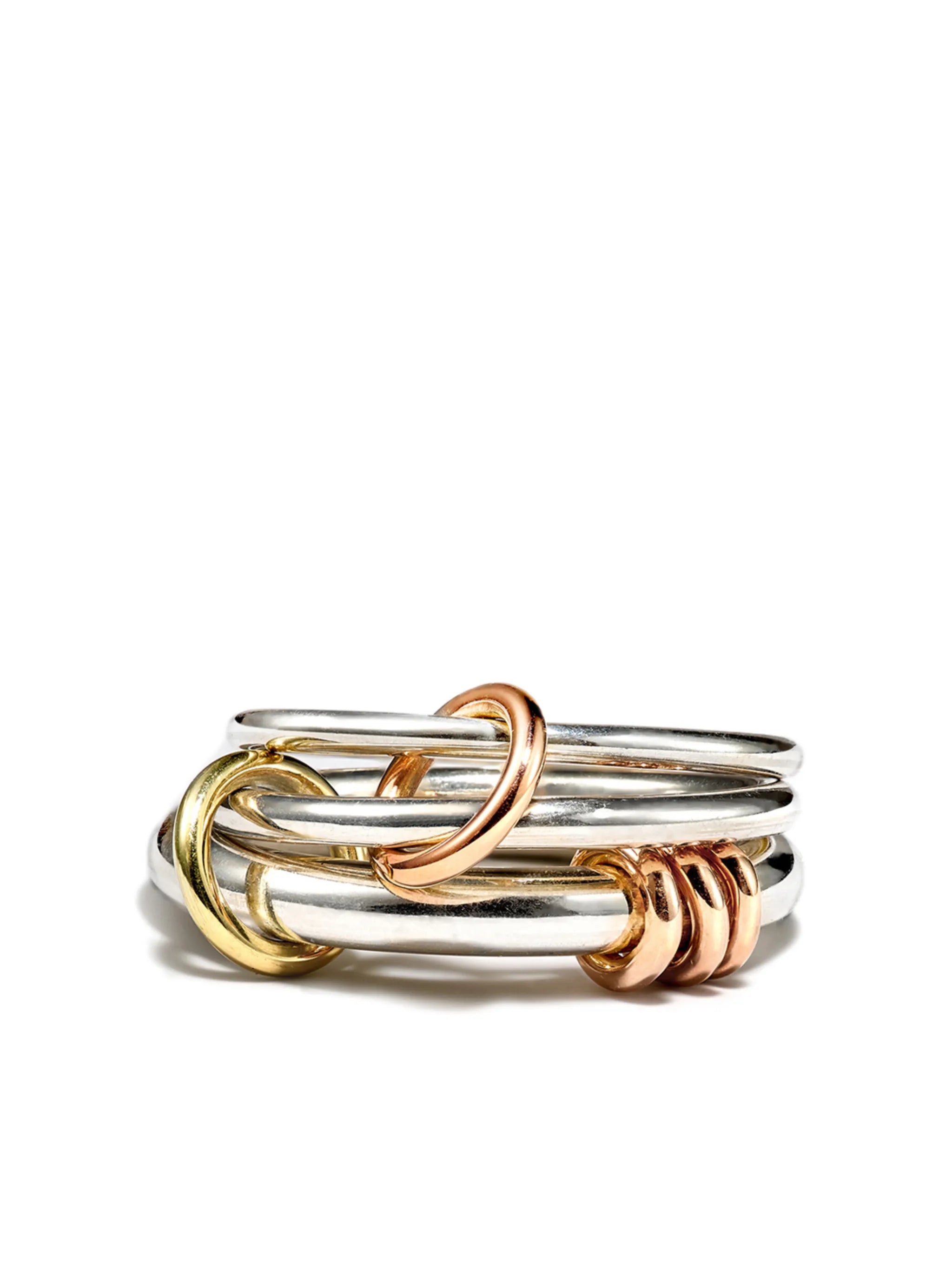 18kt rose gold Orion linked ring
