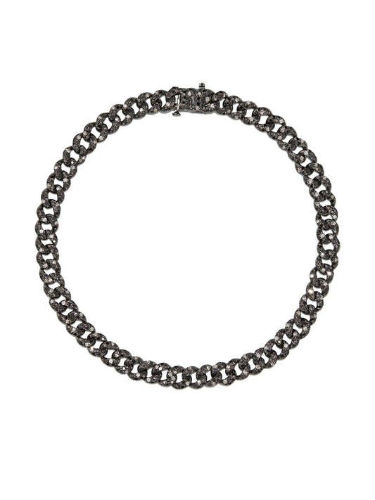 18kt black gold diamond bracelet
