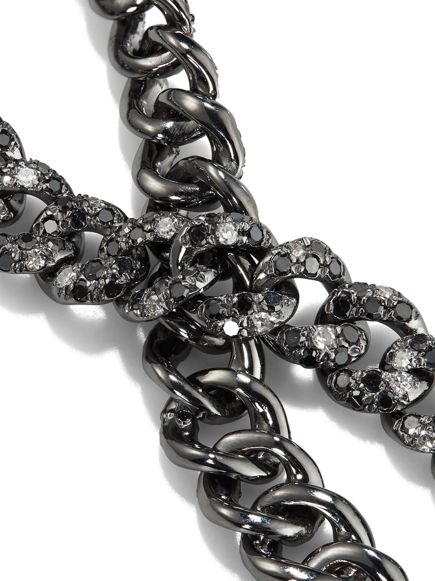 18kt black gold diamond bracelet