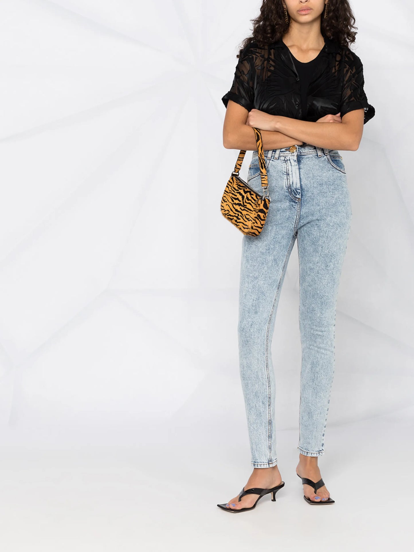 acid wash skinny jeans
