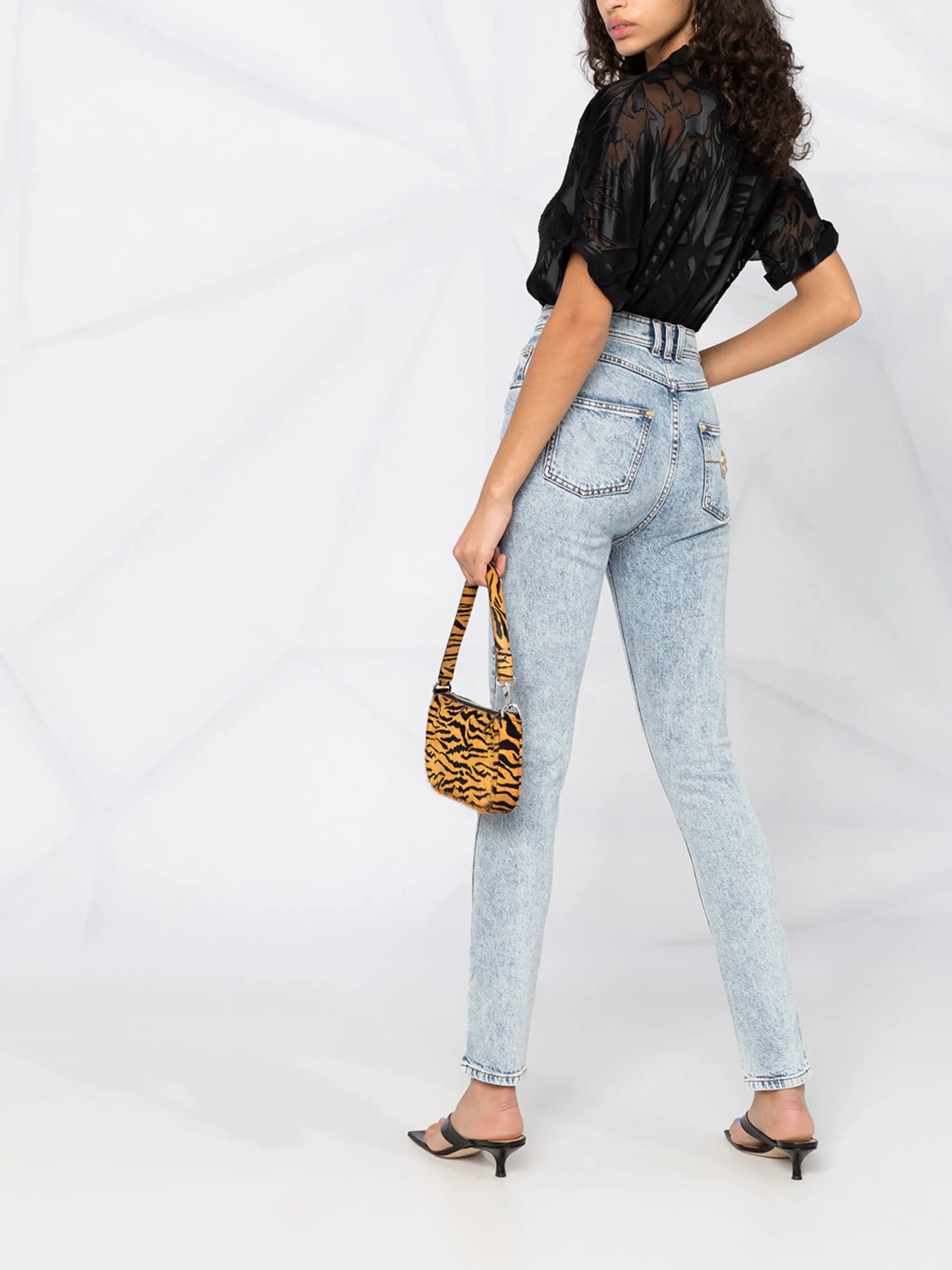 acid wash skinny jeans