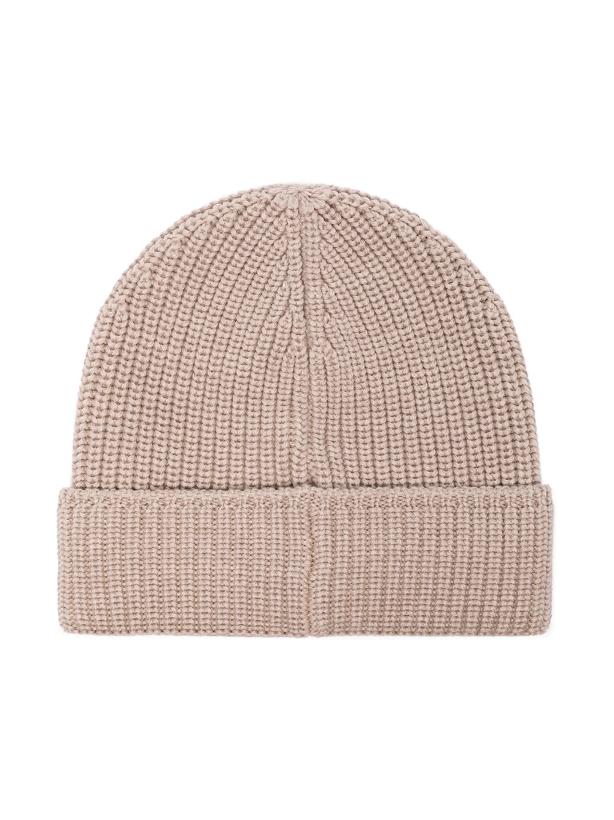 Arctic disc knit beanie