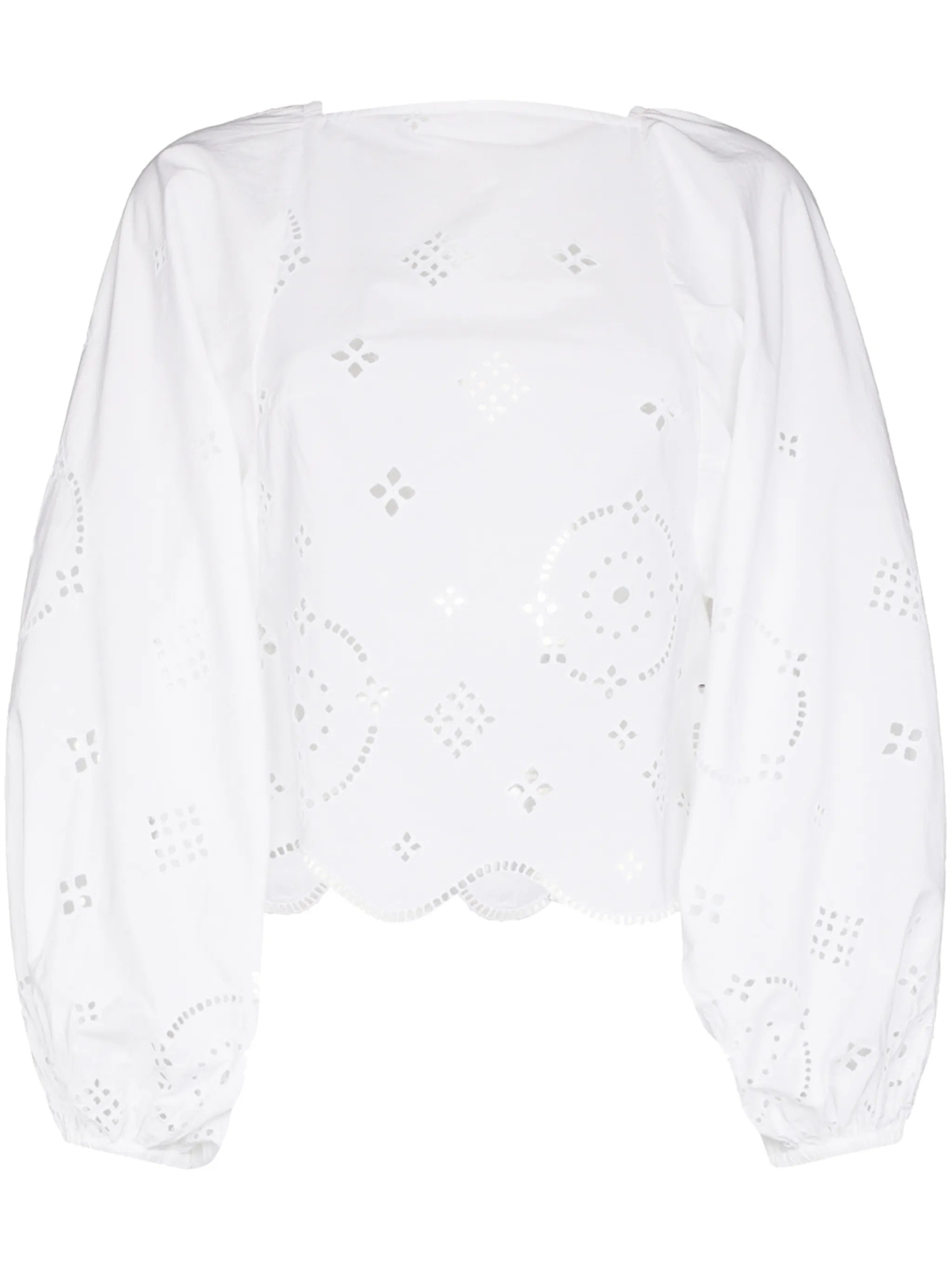 broderie anglaise blouse