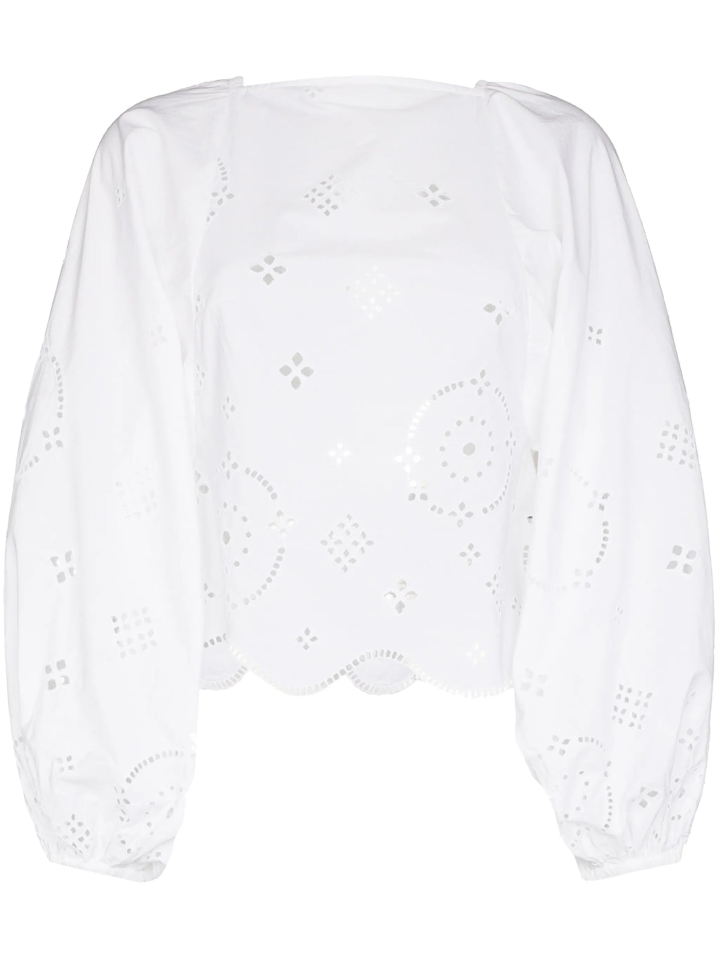 broderie anglaise blouse