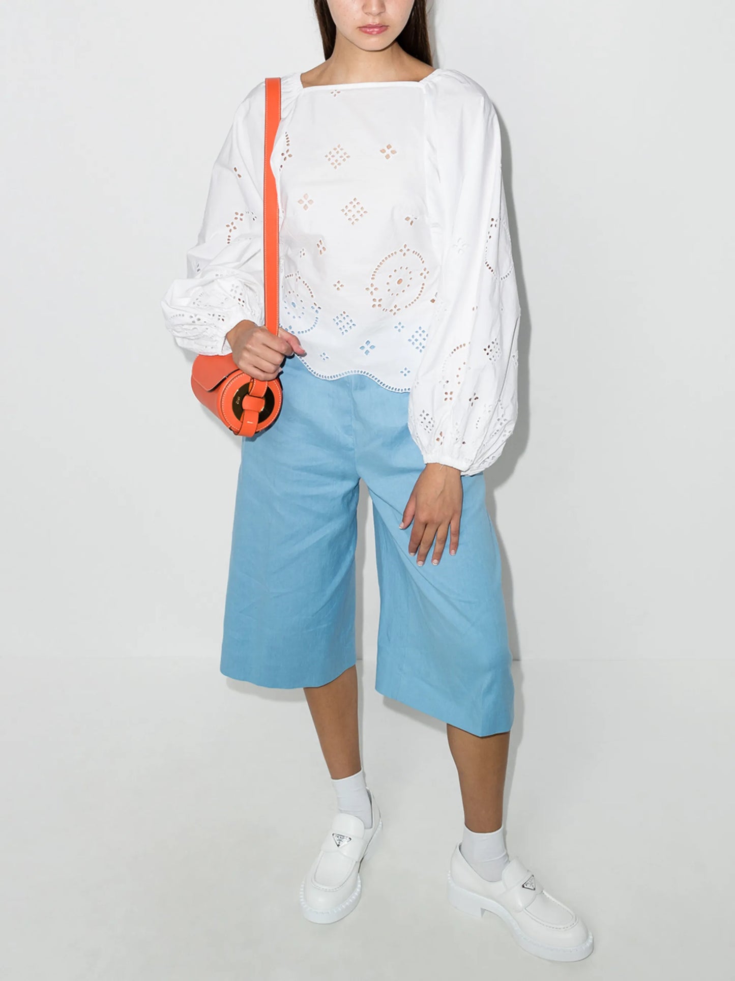 broderie anglaise blouse
