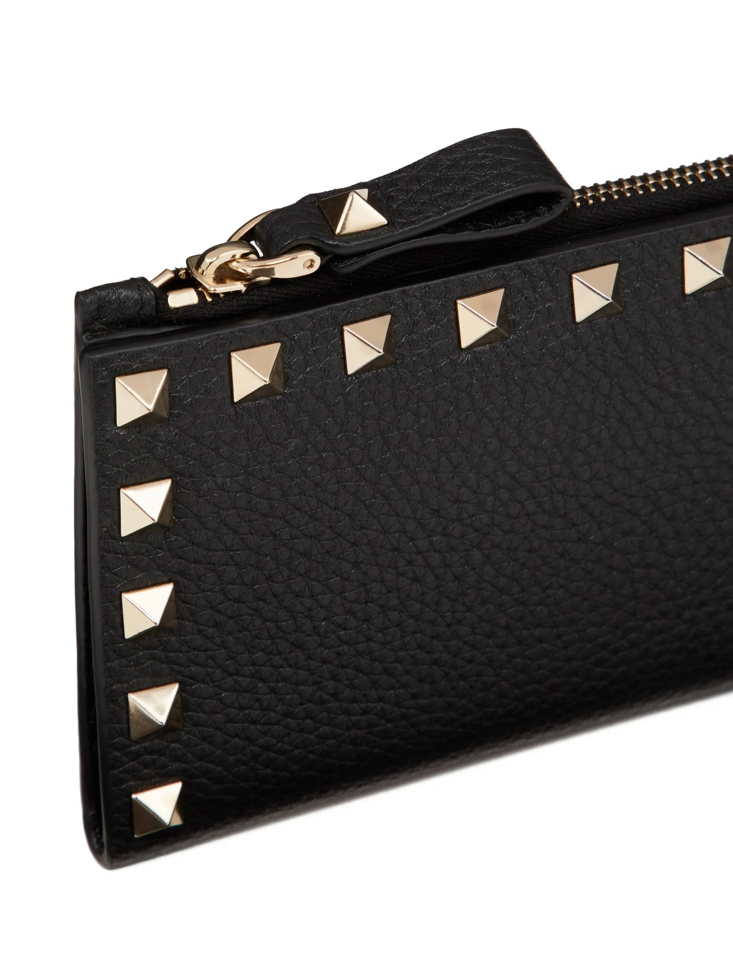 Rockstud leather wallet