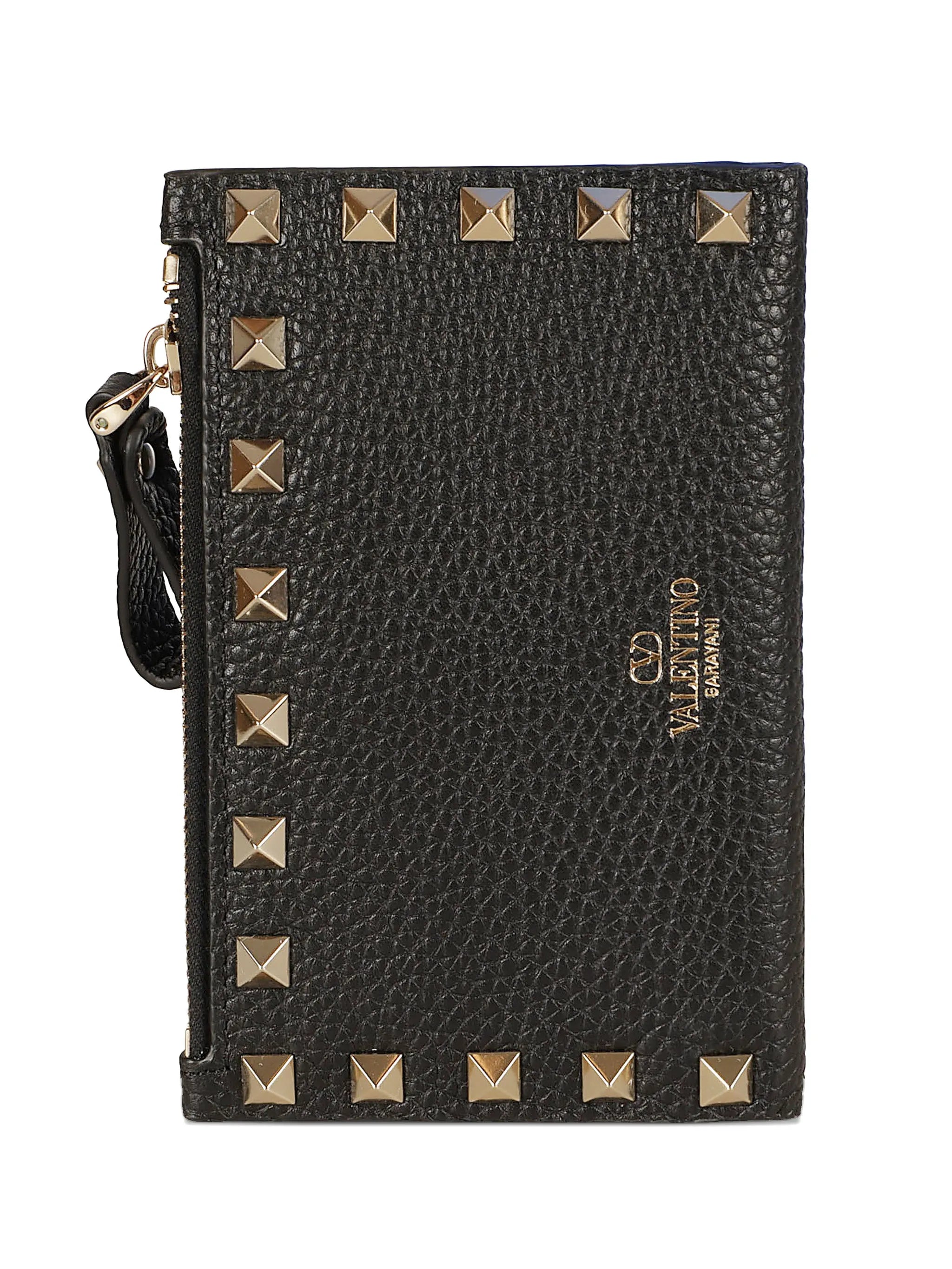 rockstud zipped wallet