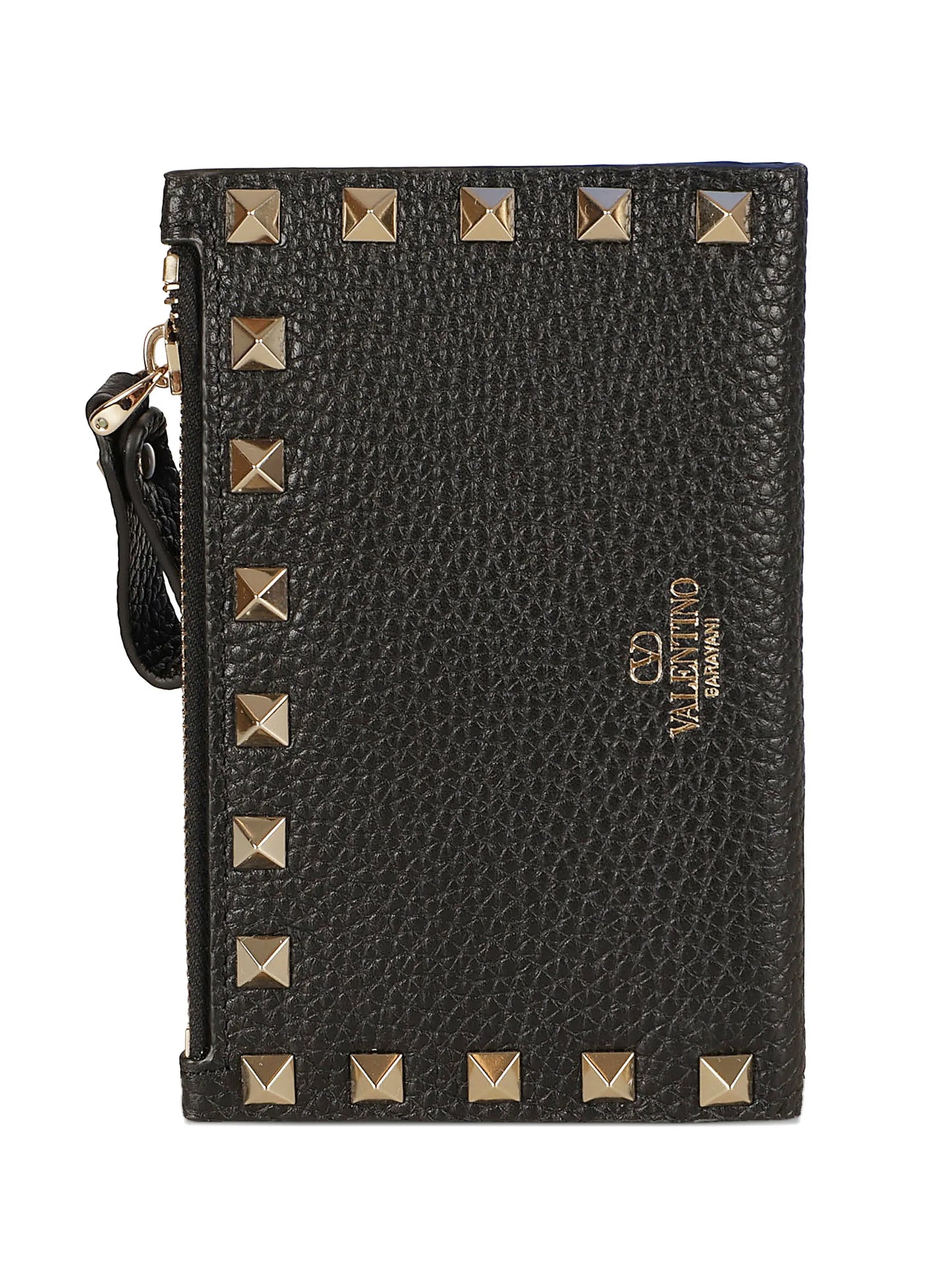 Rockstud leather wallet