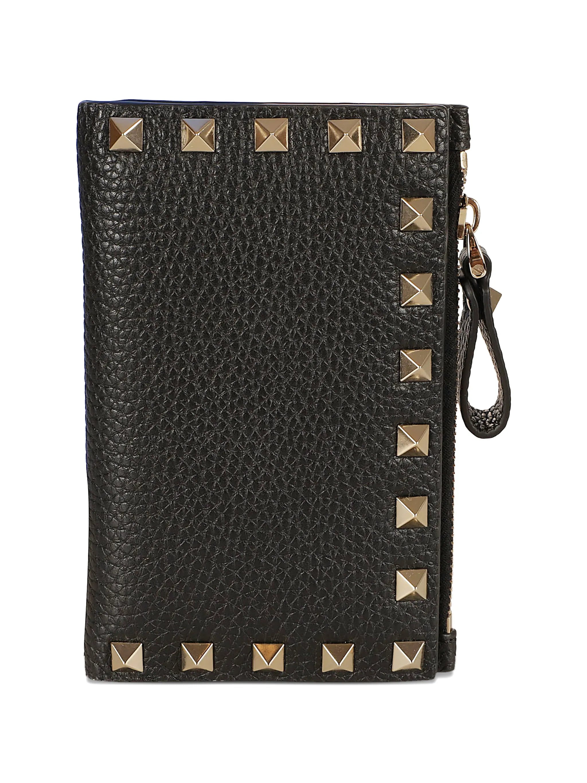 rockstud zipped wallet